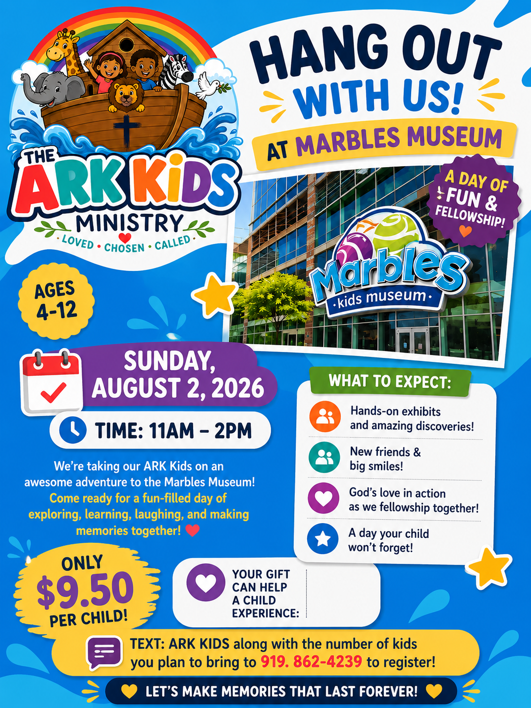 ARK Kids Adventure at Marbles Kids Museum