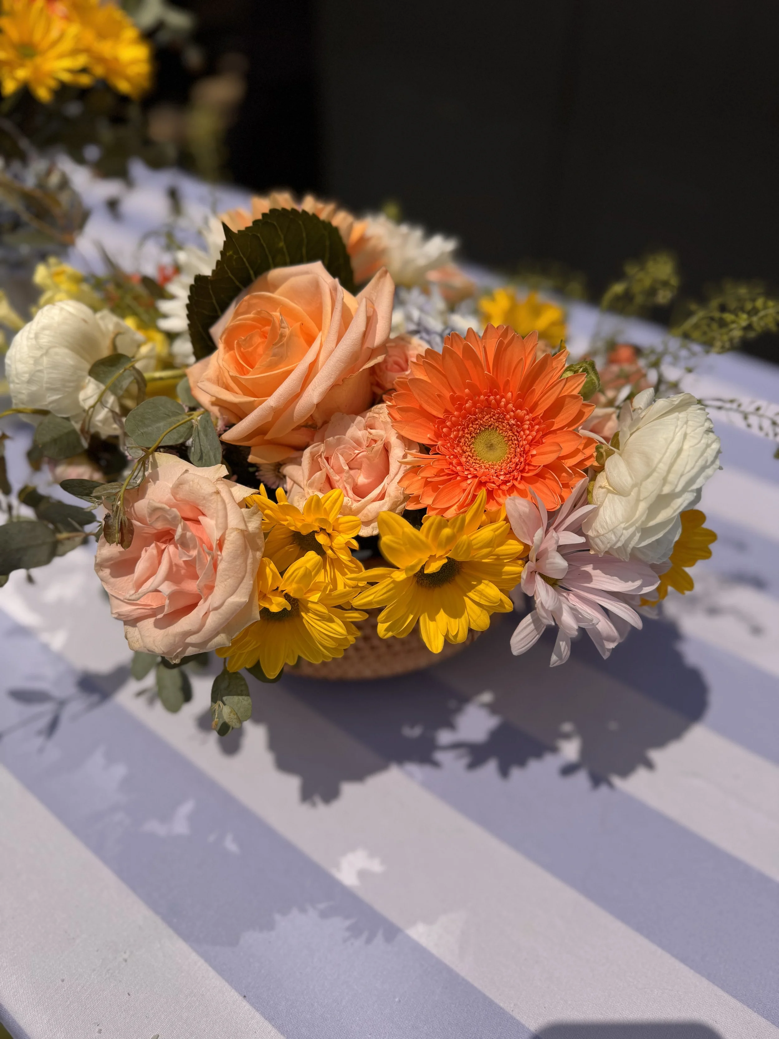Summer floral display