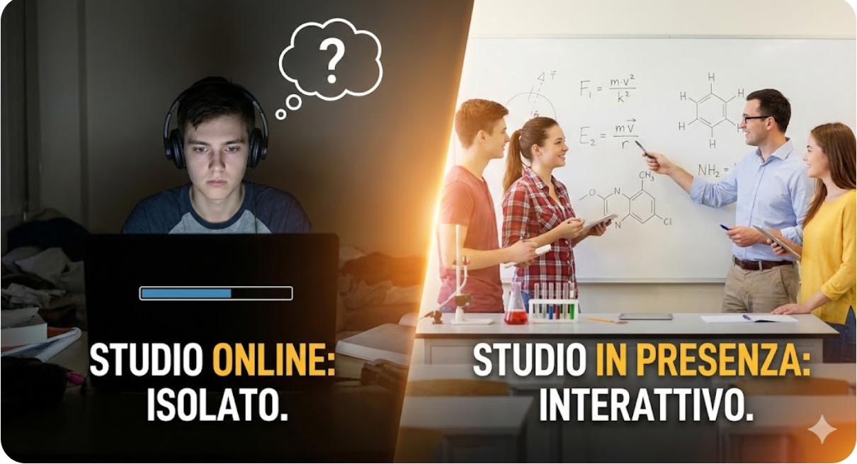 Perché studiare Fisica e Chimica "online" è un suicidio strategico?