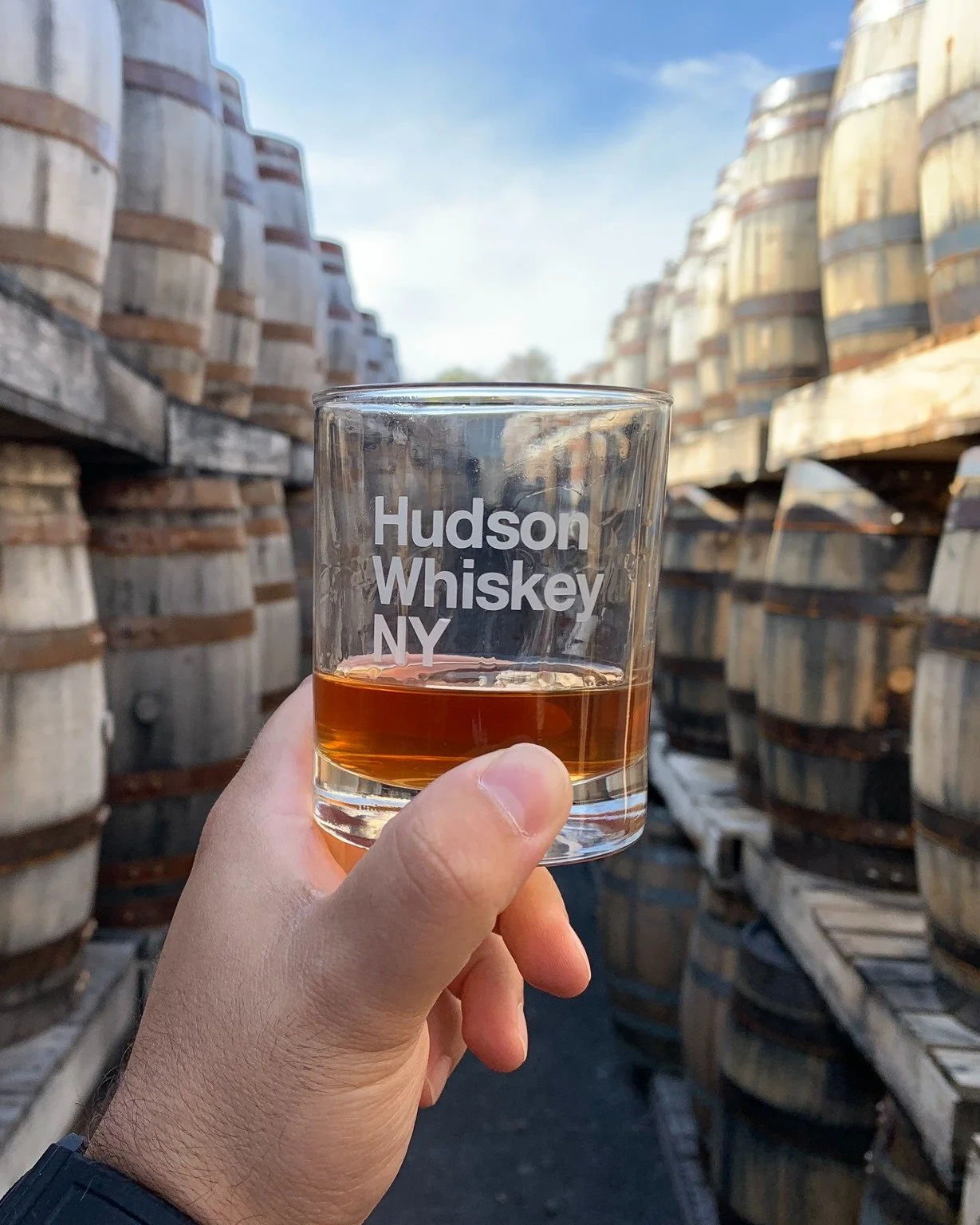 Cheers to cooler nights, perfect for a nice pour of whiskey. 

Personally, we like to enjoy ours out amongst the tipped barrels, the old guard if you will. 

🥃