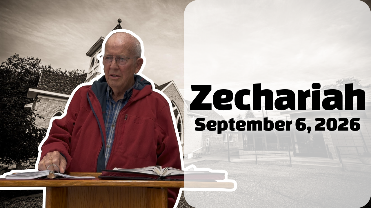 Zechariah — Sept. 6, 2026