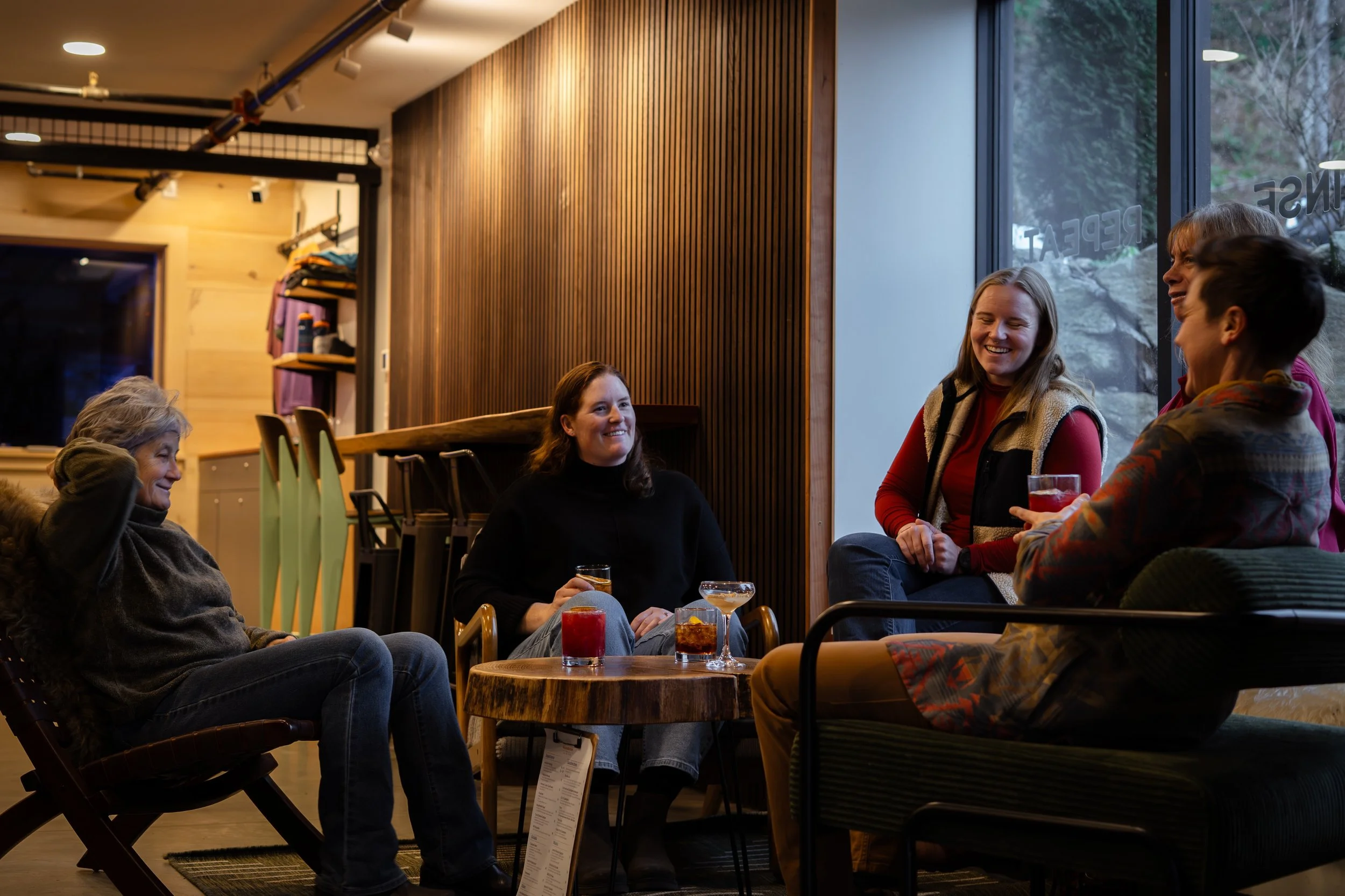 Group of women hanging out 