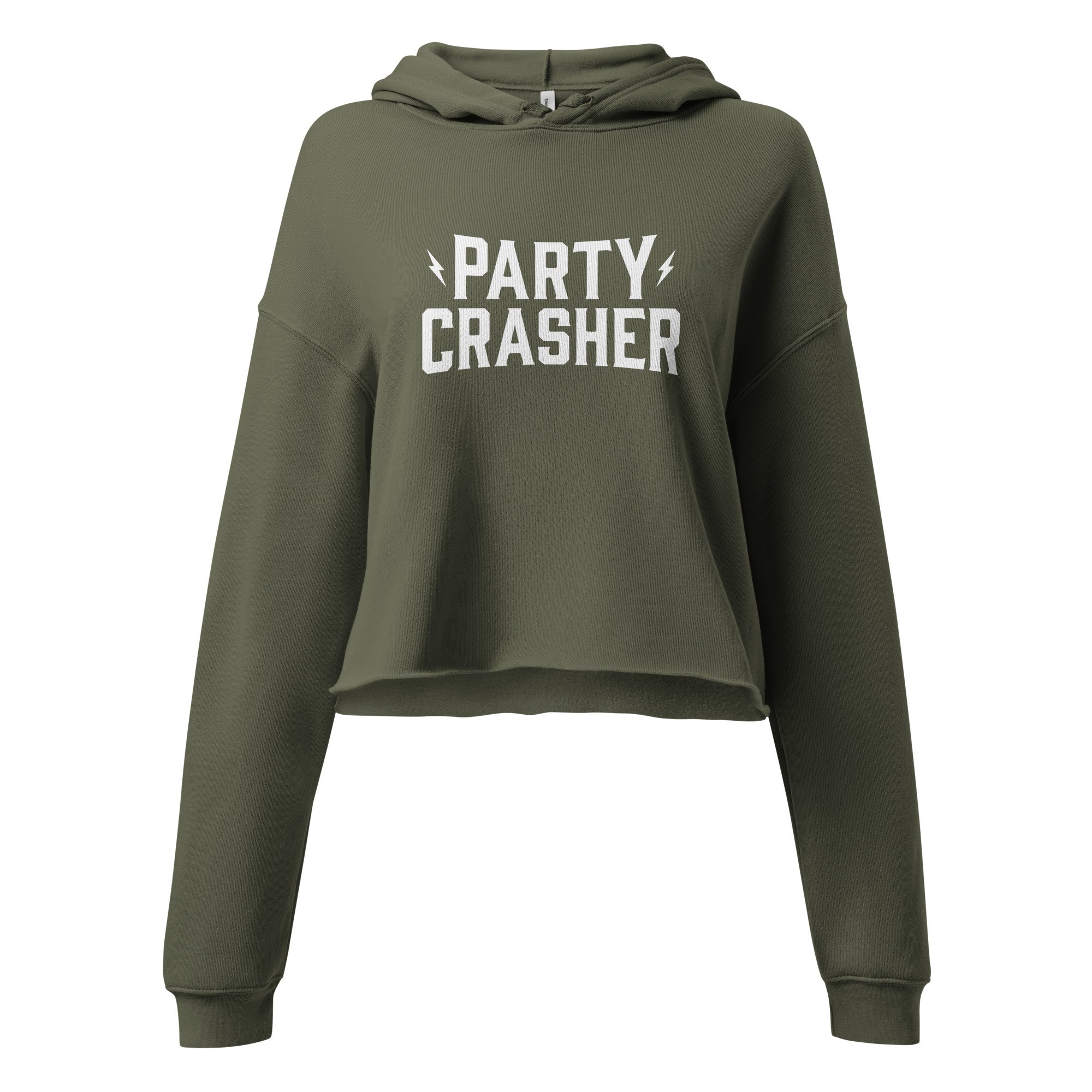 Party Crasher Crop Hoodie
