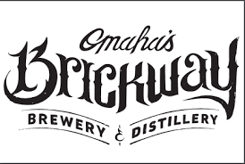 The logo of Omaha's Brickway Brewery & Distillery with stylized text.