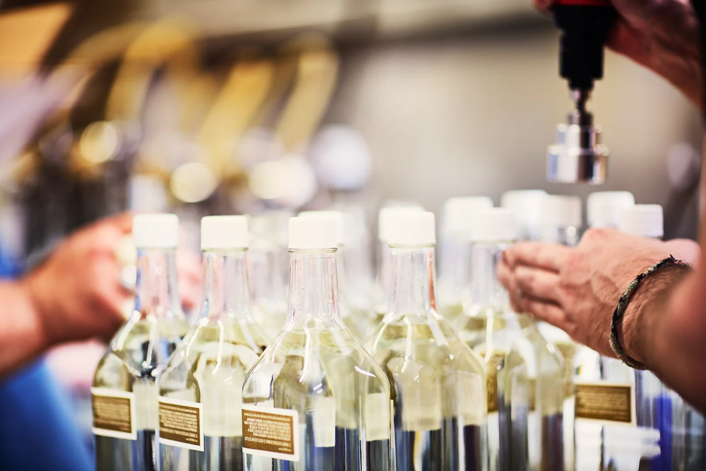 Bottling with Colin Beckett