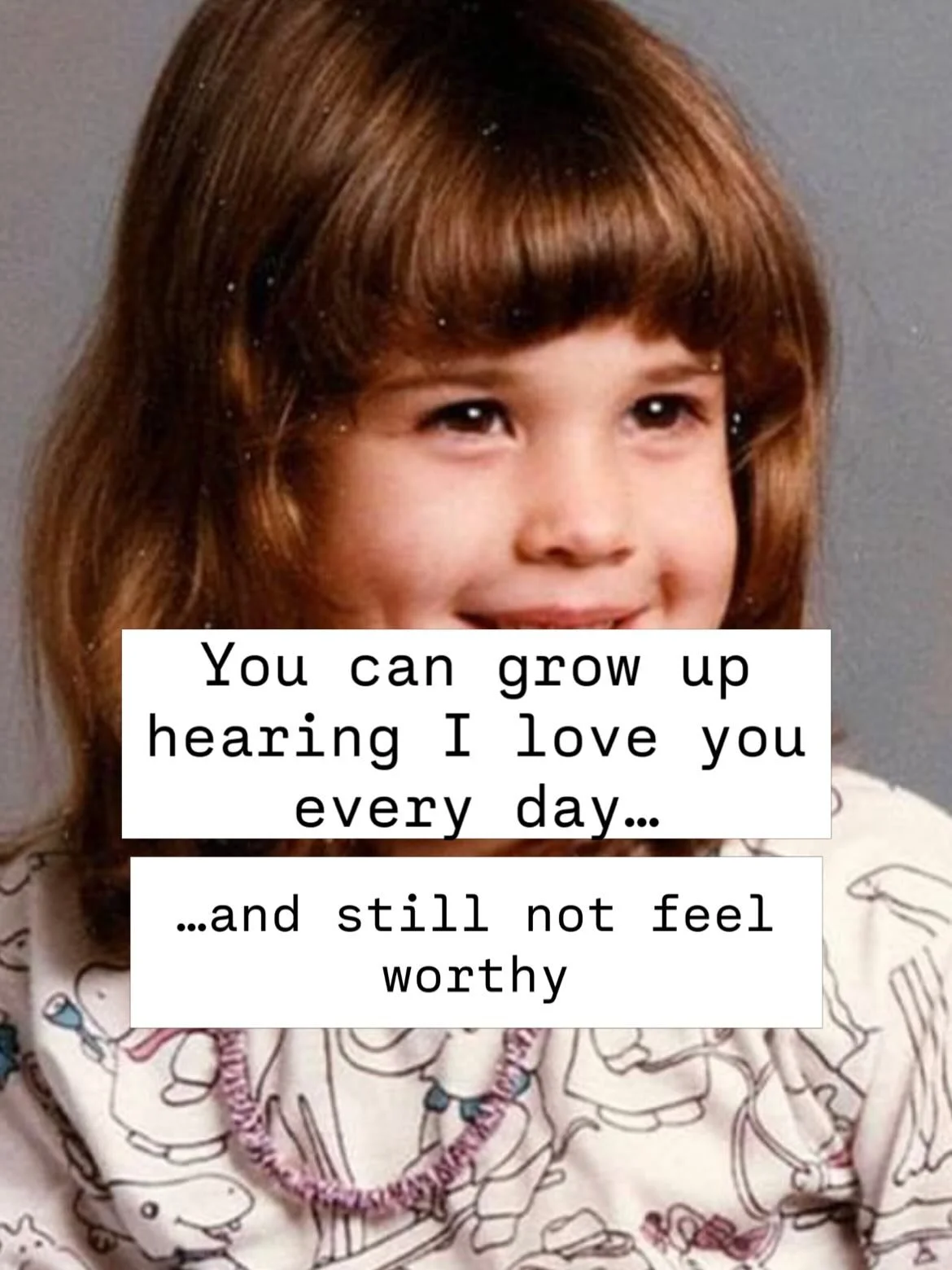 You don&rsquo;t feel like you&rsquo;re not enough
because you actually aren&rsquo;t.

You feel that way
because your brain was trained early on
to notice what needs to be fixed, improved, or done better.

So now in parenting&hellip;
even when nothing