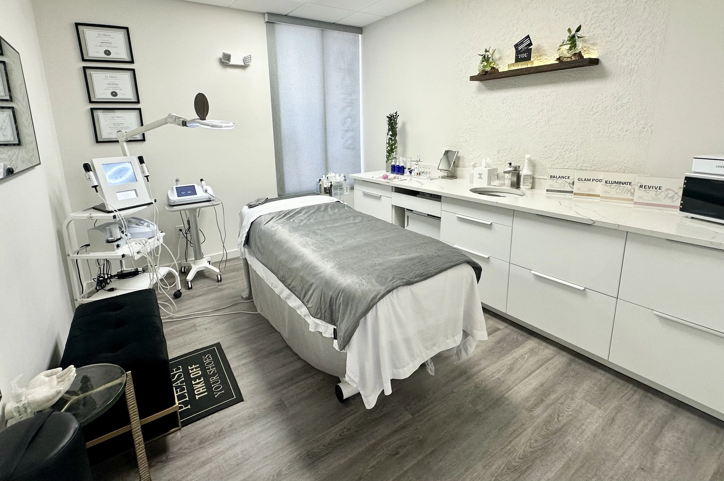 Treatment room at Skincera Beauty salon