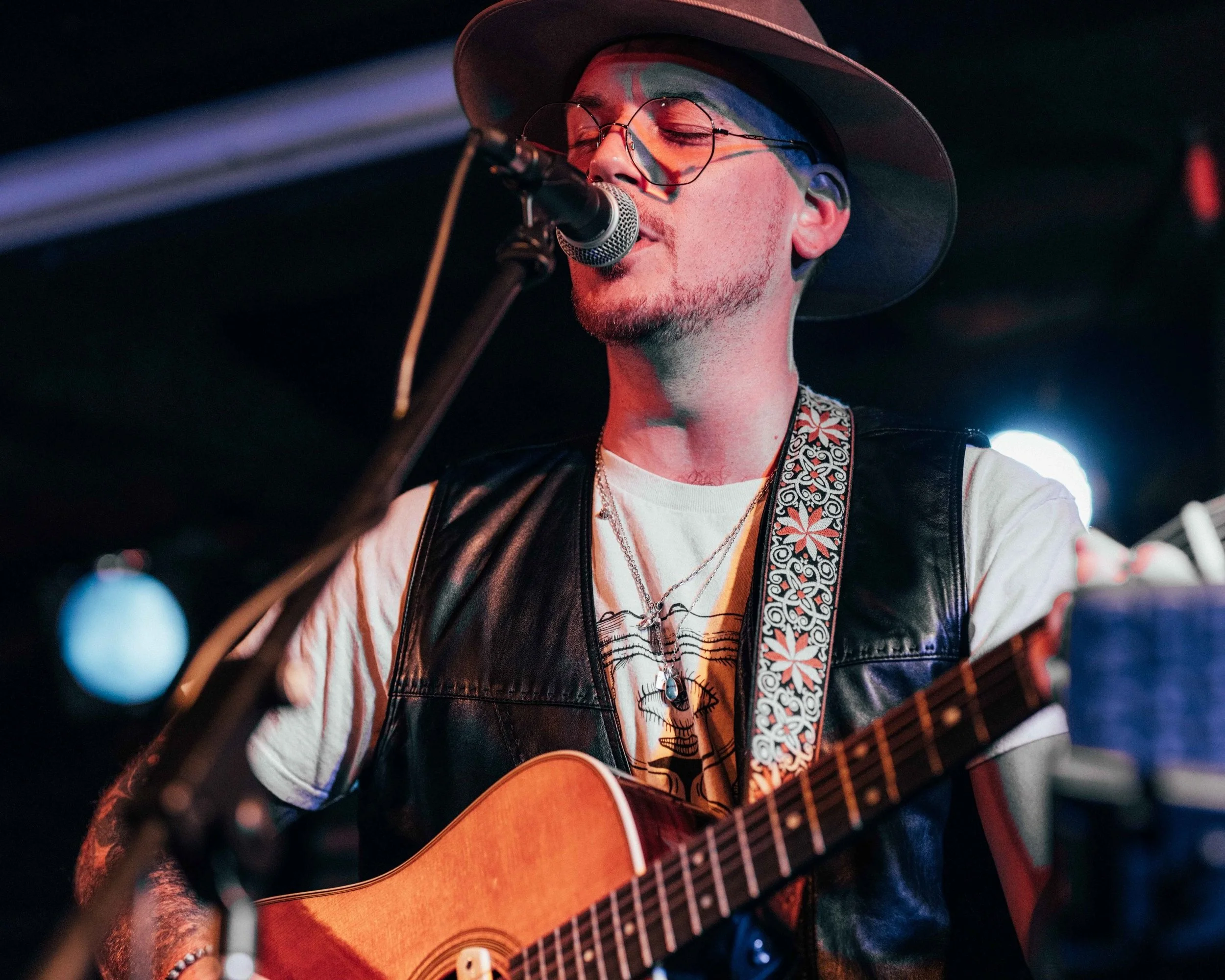 Zac Perry, vocals and guitar. Country with a Twist!