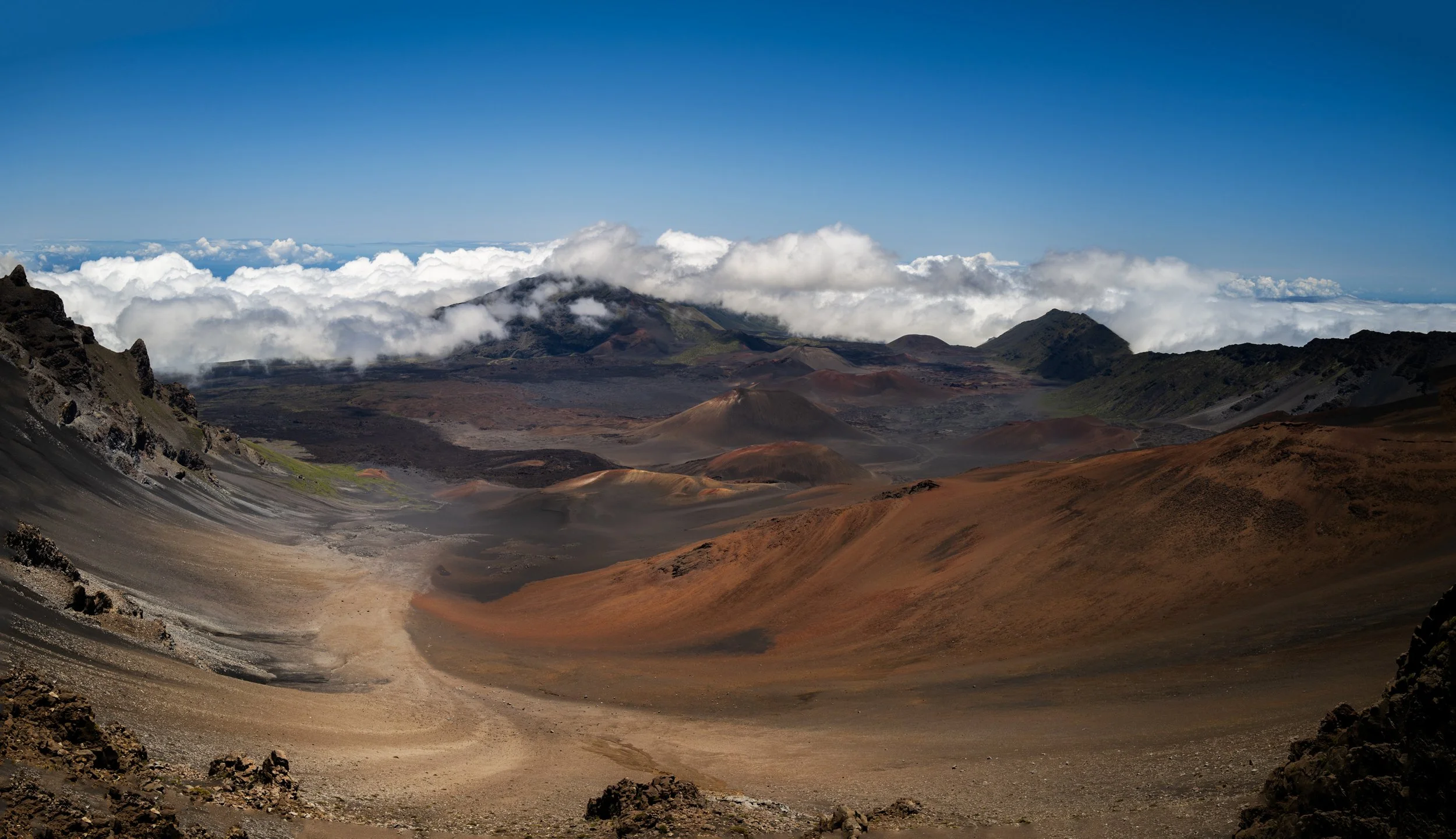 The crater