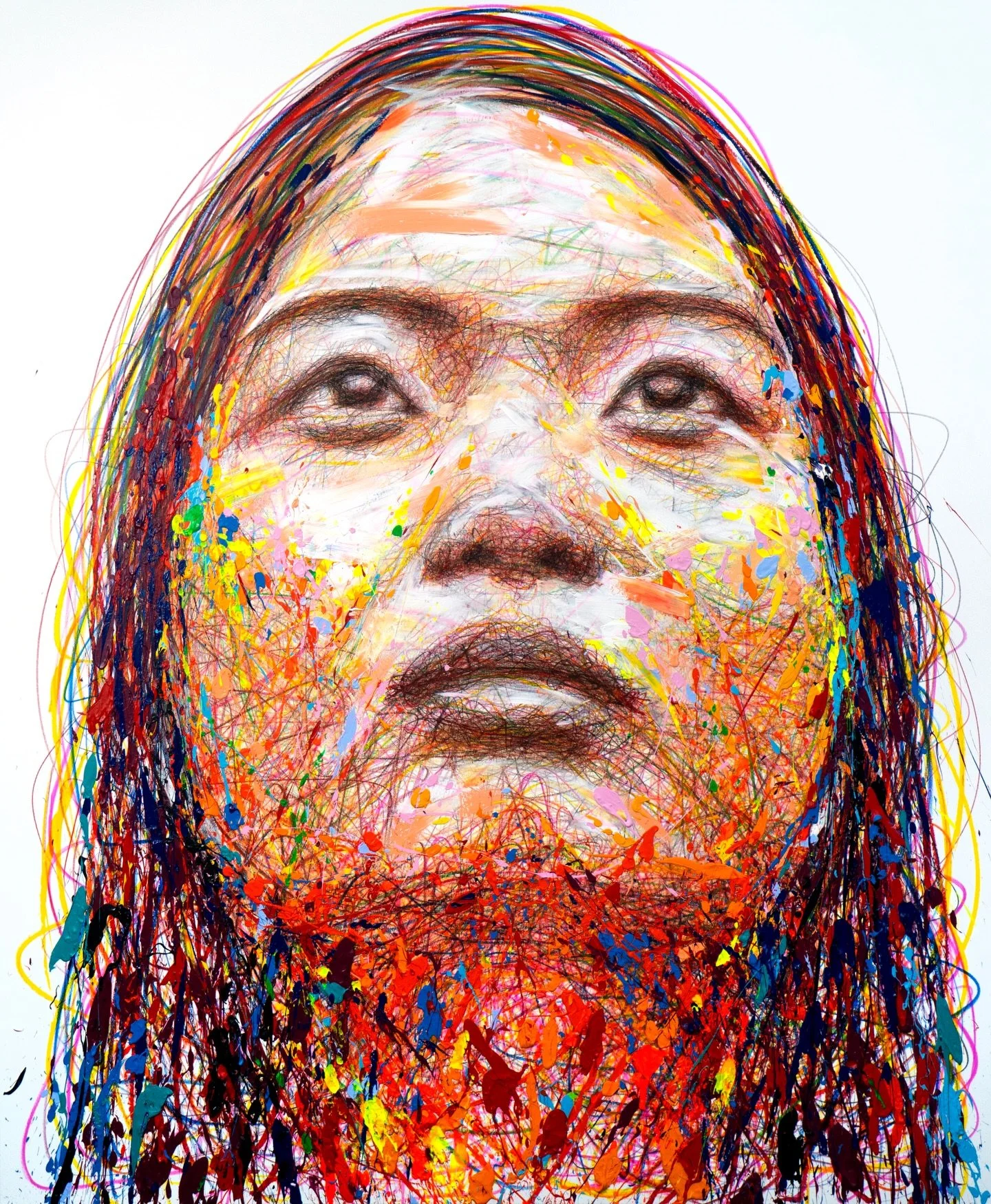 HOM NGUYEN
&laquo;&nbsp;Un monde meilleur&nbsp;&raquo;
Peinture originale sur toile 
160x130 cm

#homnguyen #painting #art #portrait #unmondemeilleur