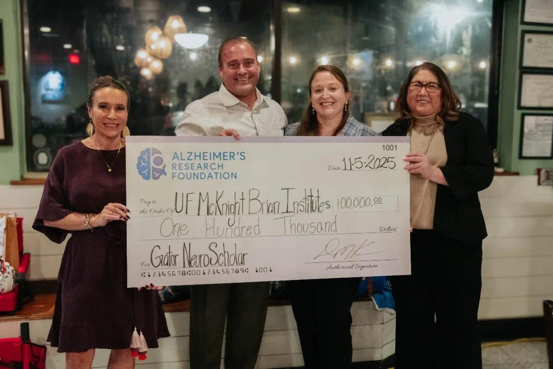 We&rsquo;re proud to support the future of Alzheimer&rsquo;s research with a $100,000 gift to the University of Florida&rsquo;s McKnight Brain Institute (@ufbraincenter). This investment helps empower early-career scientists like UF NeuroScholar Dr. 