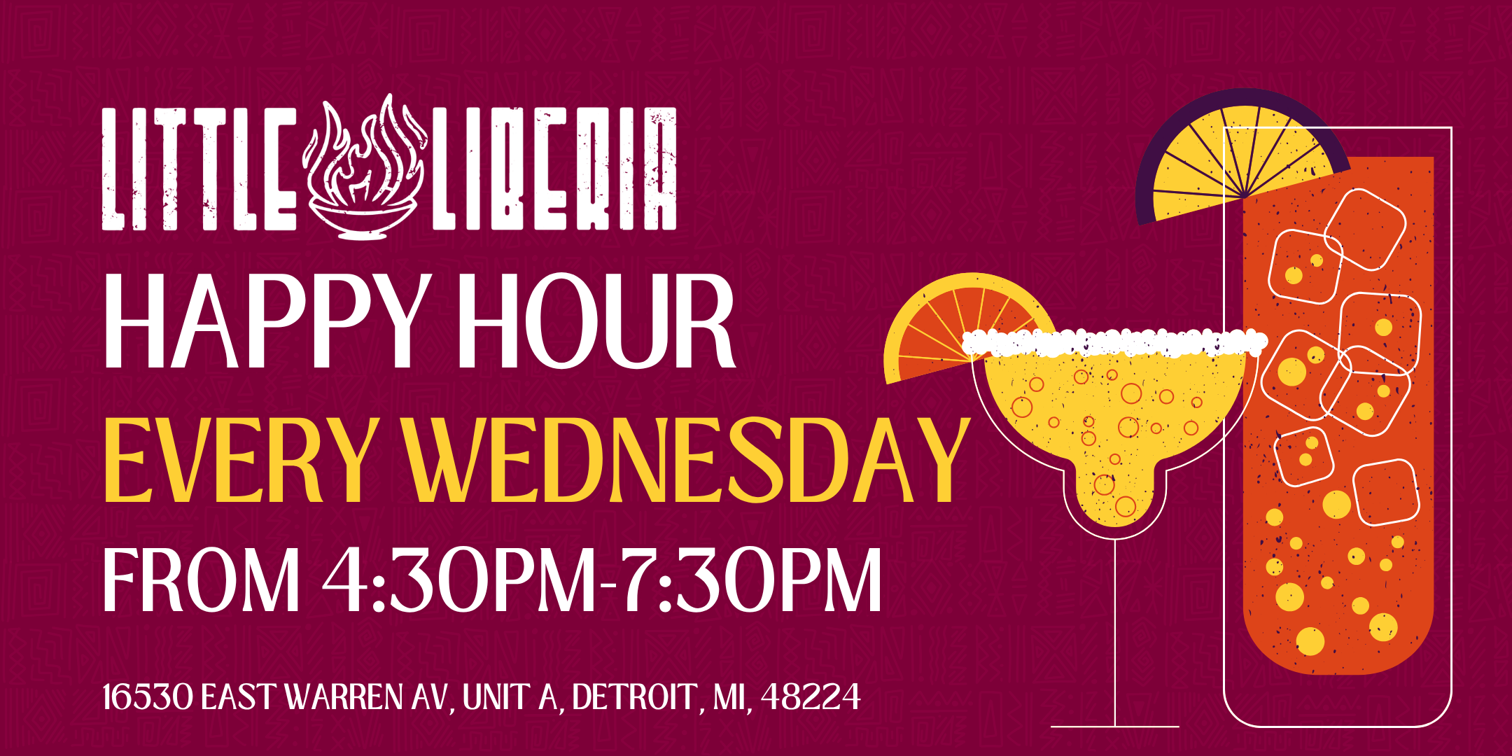 Little Liberia Happy Hour