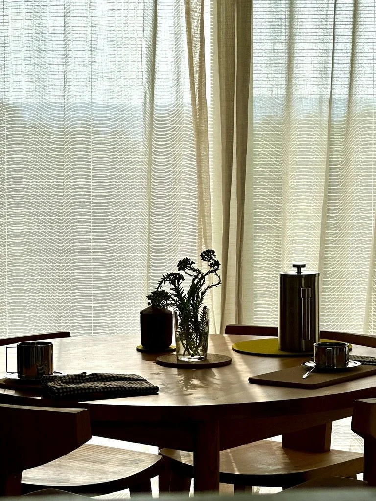 Jacob Kielland-Brandt dining set  with mountain view