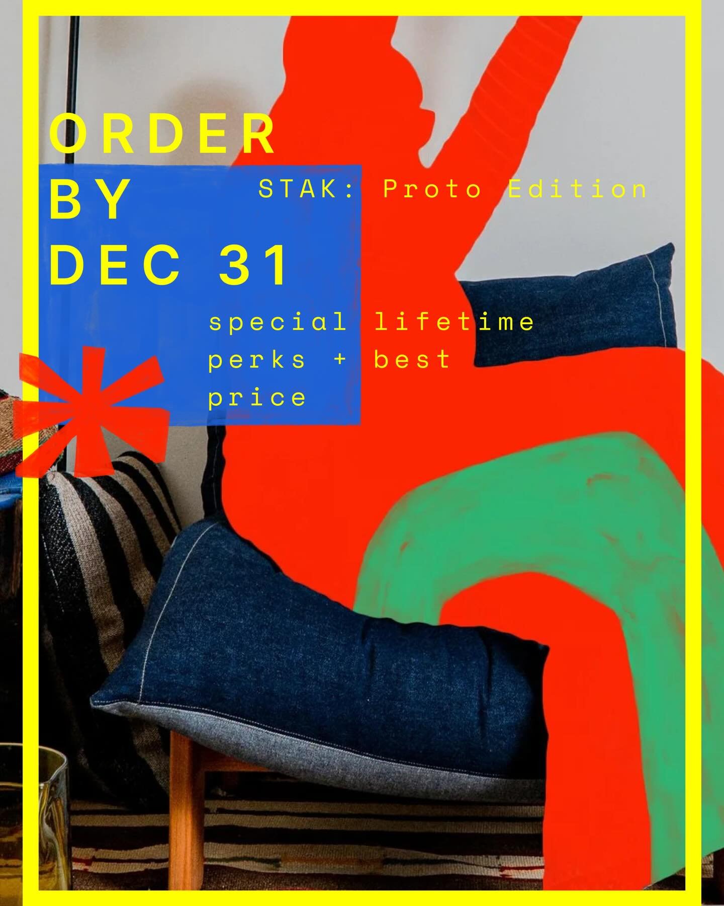 Almost there!!!

Pre-orders for the STAK: Proto Edition close Dec 31 - your chance to be part of the first production run.

Order now, get cozy in &rsquo;26.
Link in bio &rarr; couchcouch.life/stak