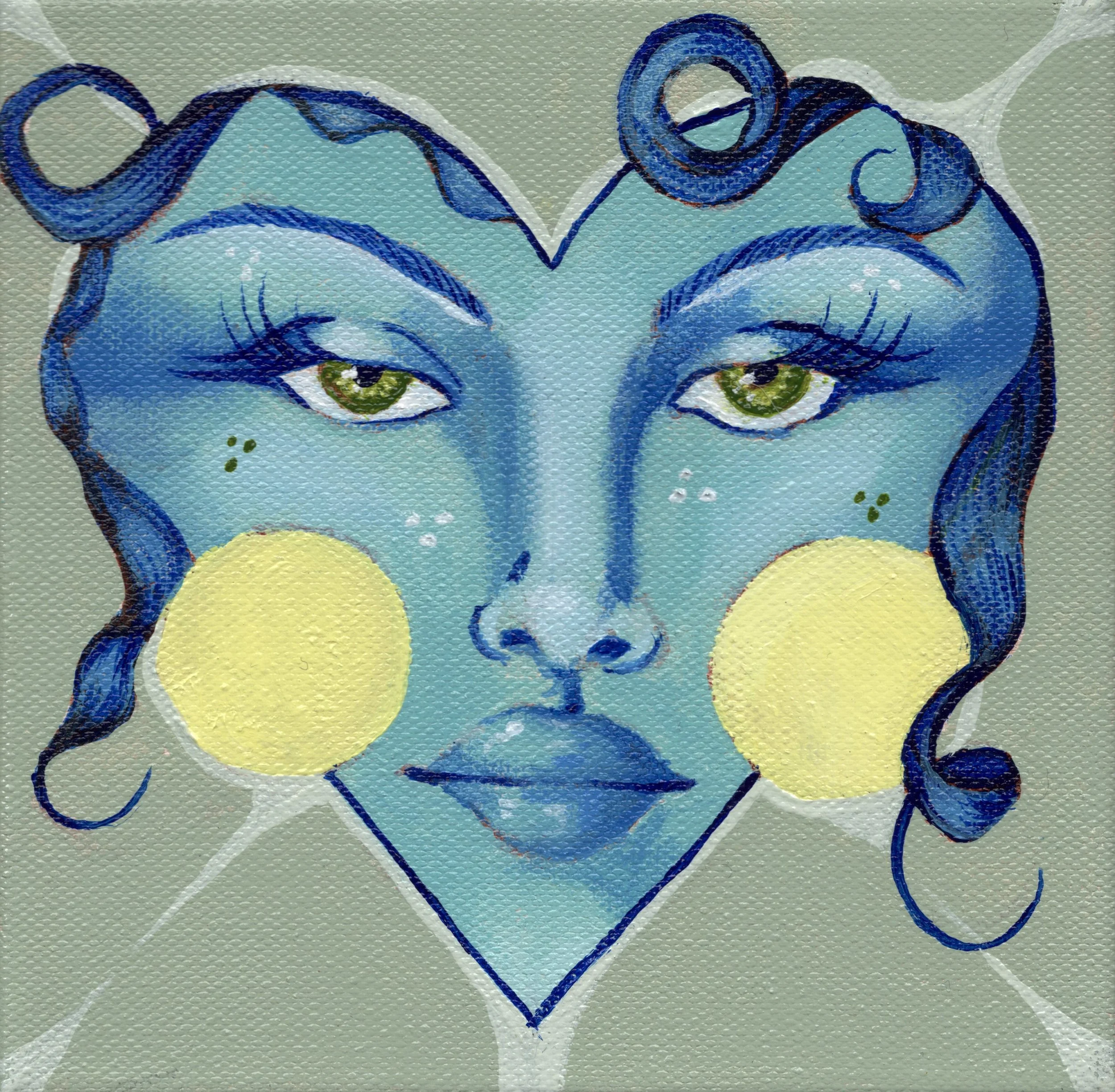 Blue Twin Print