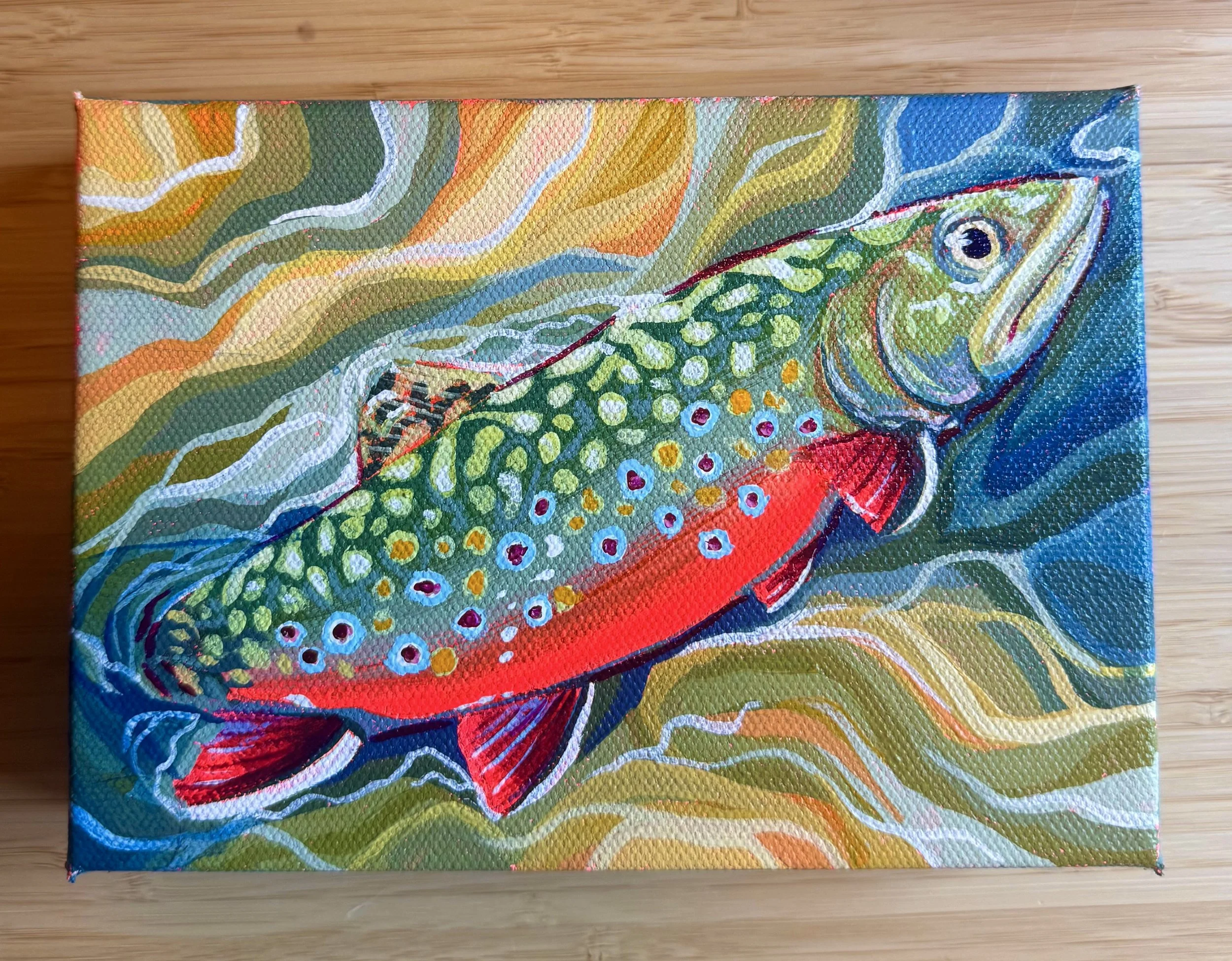 River Trout Painting