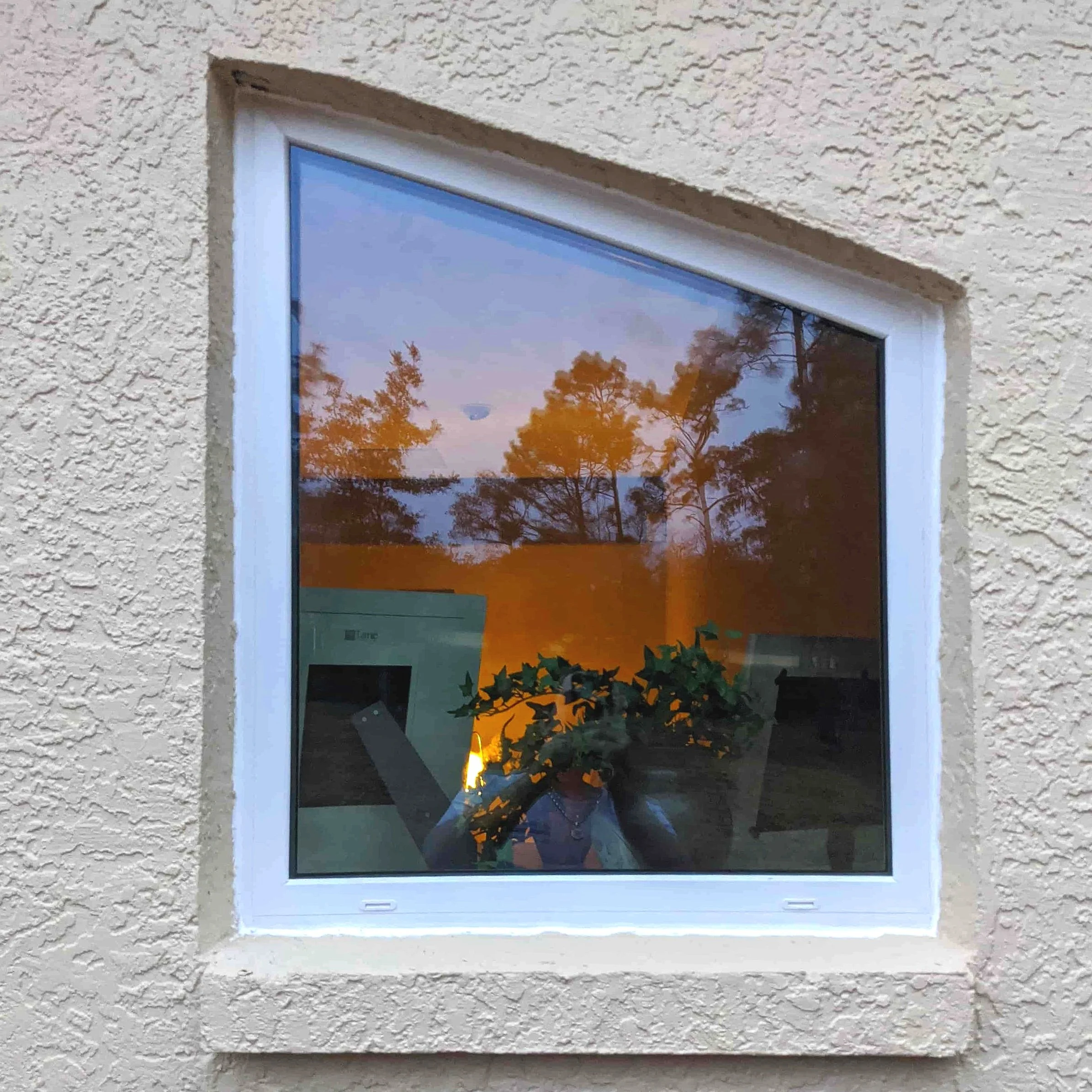 Trapezoid window