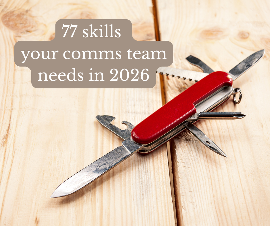 77 comms skills your team needs in 2026