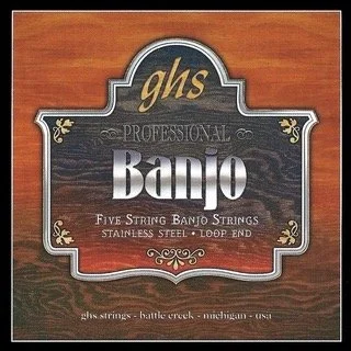 GHS Professional Stainless Steel 5-String Banjo Strings