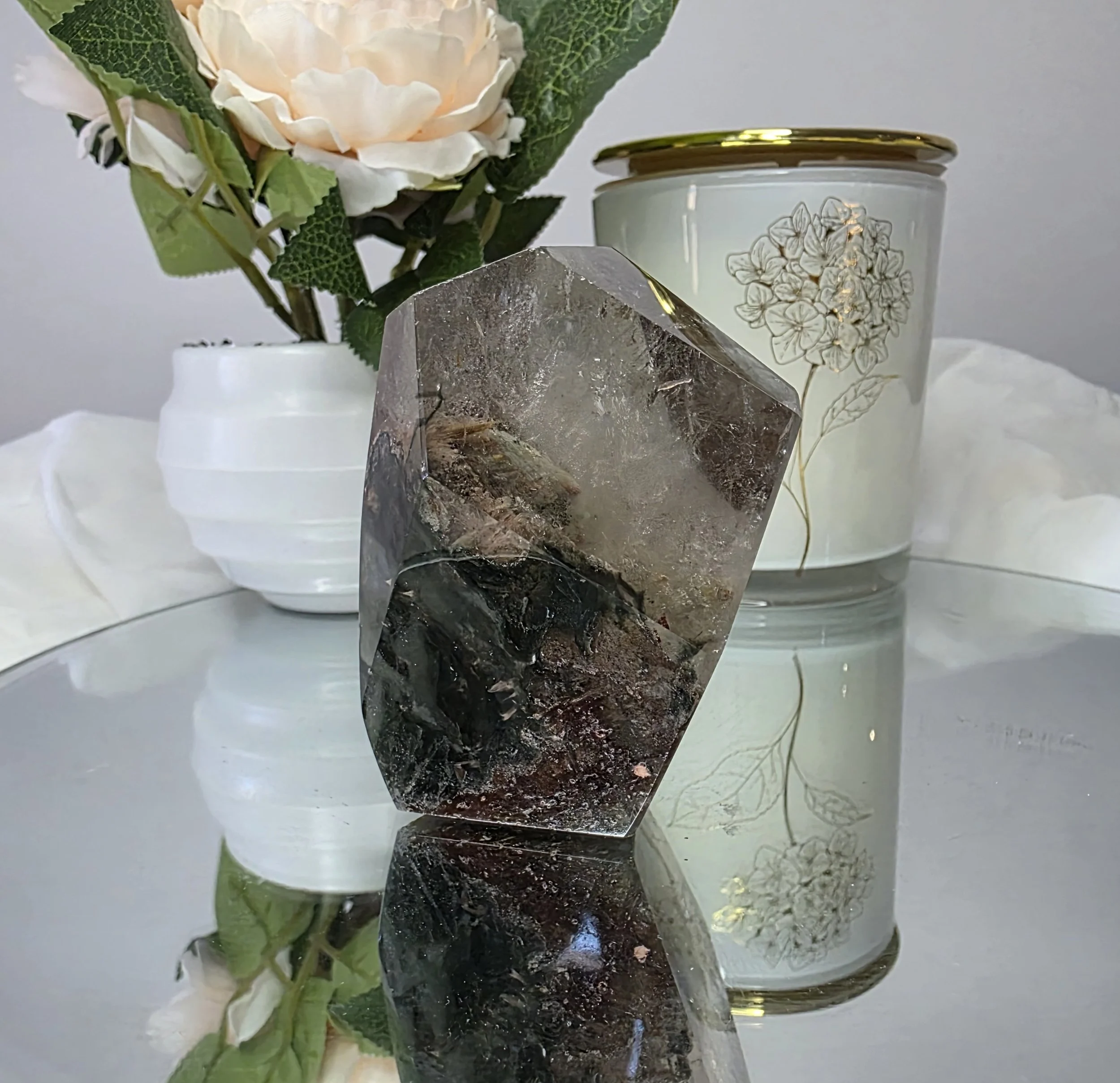 Garden quartz freeform
