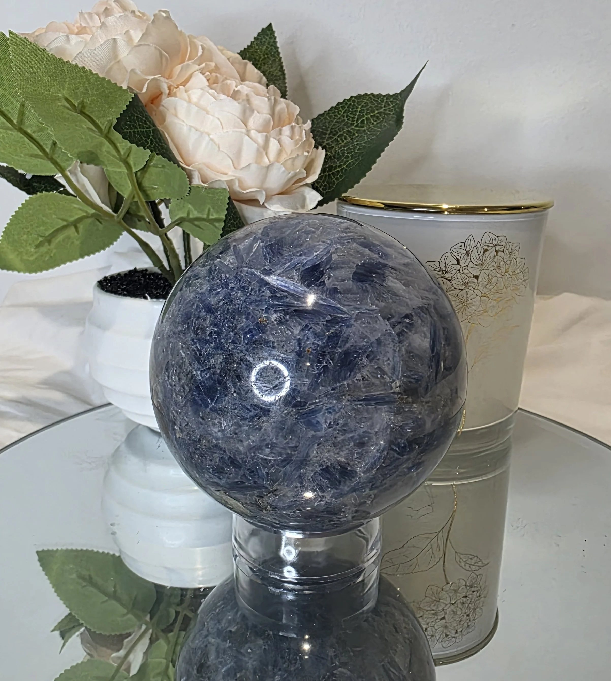 Blue Kyanite sphere