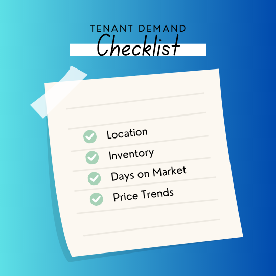 Checklist for Tenant Demand Analysis