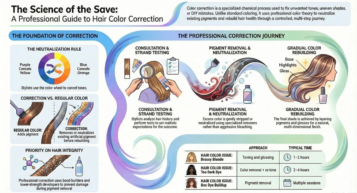 What is colour correction, and how does it work. 
