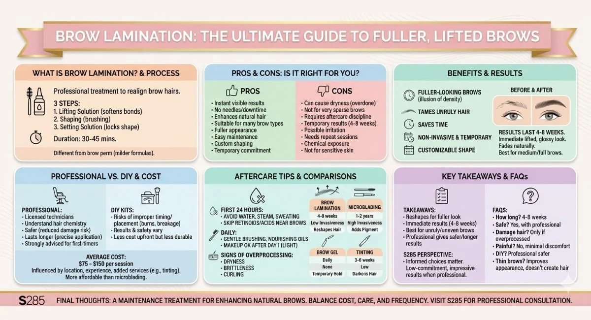 Is Brow Lamination Worth It? Pros, Cons, and Real Results