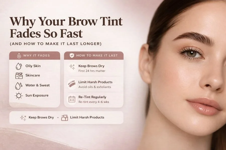 Why Your Brow Tint Fades So Fast (How To Make It Last Longer?)