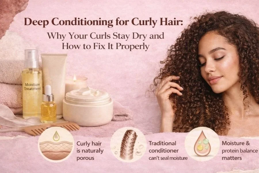 Deep Conditioning for Curly Hair: Why Your Curls Stay Dry and How to Fix It Properly