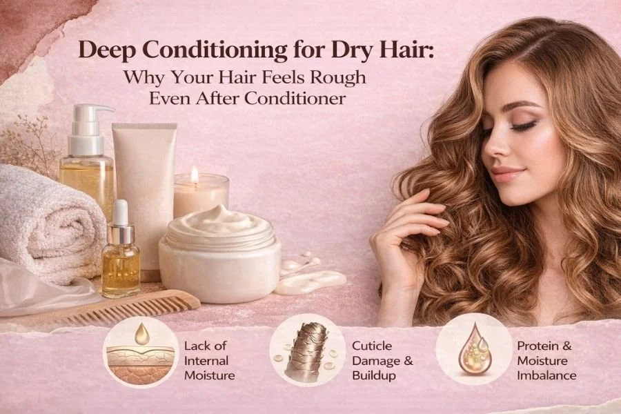 Deep Conditioning for Dry Hair: Why Your Hair Feels Rough Even After Conditioner