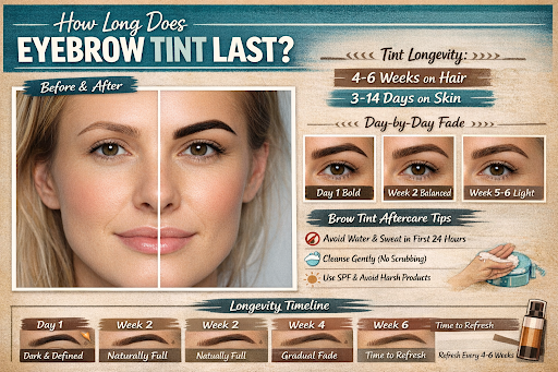 How Long Does Eyebrow Tint Last, and How to Maintain It?
