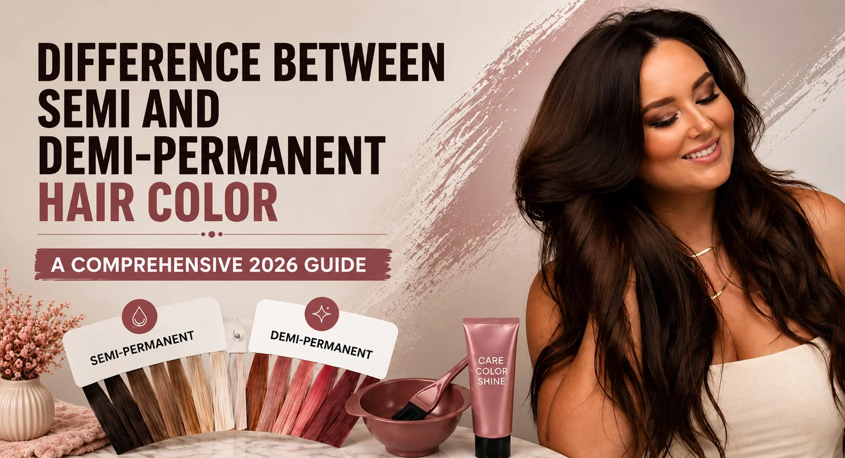 What is the Difference Between Semi and Demi-Permanent Hair Color?