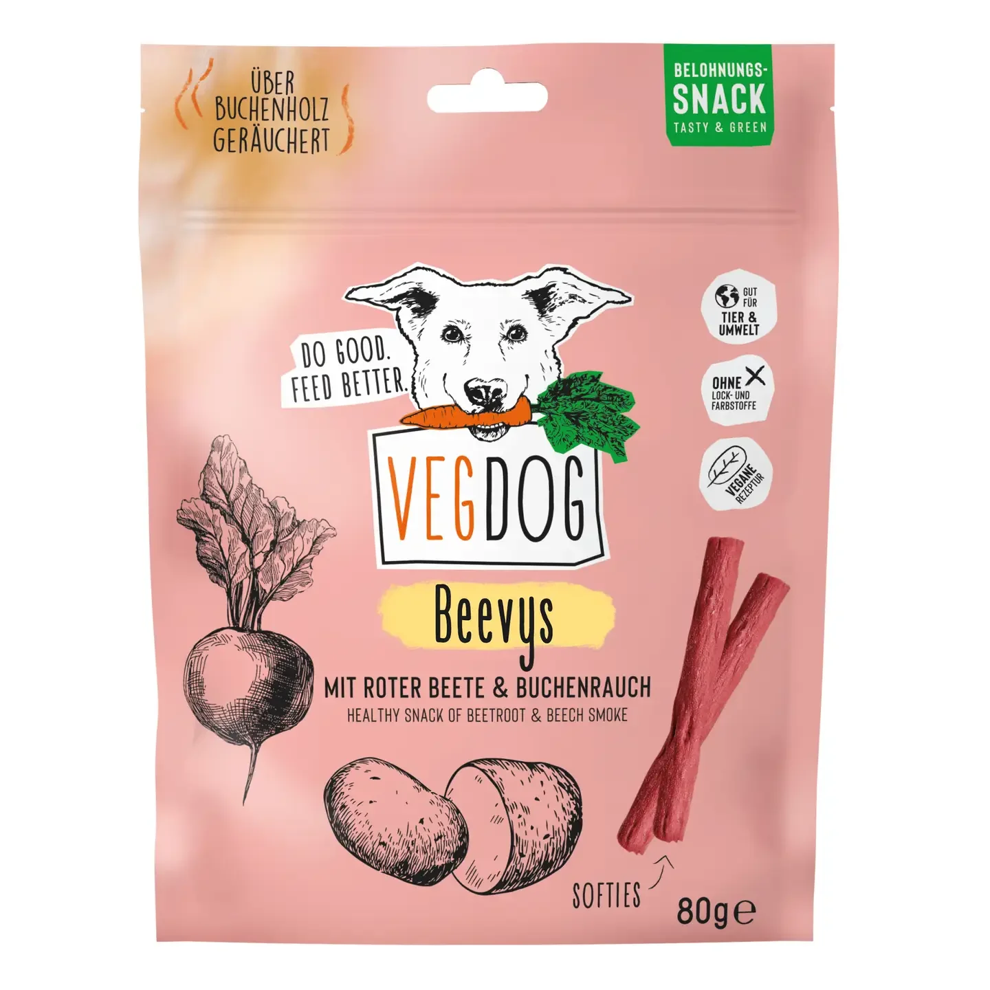 BEEVYS VEGDOG Snacks 80g
