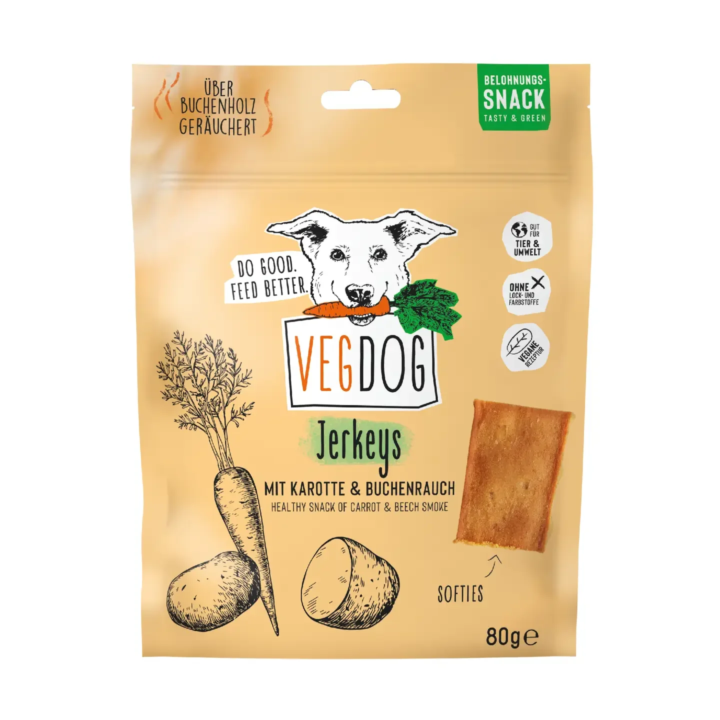 Jerkeys VEGDOG Snacks 80g