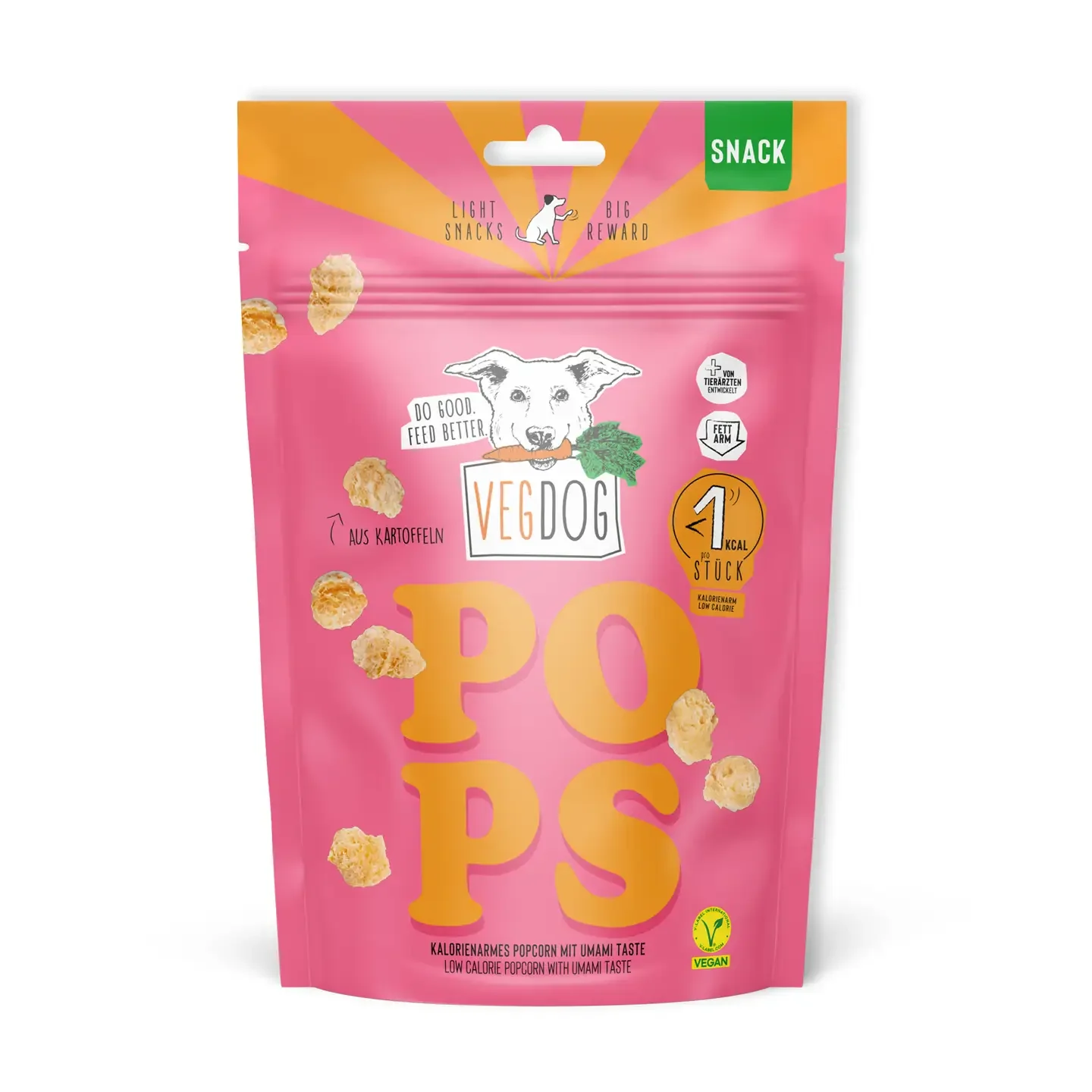 Pops VEGDOG Snacks 20g