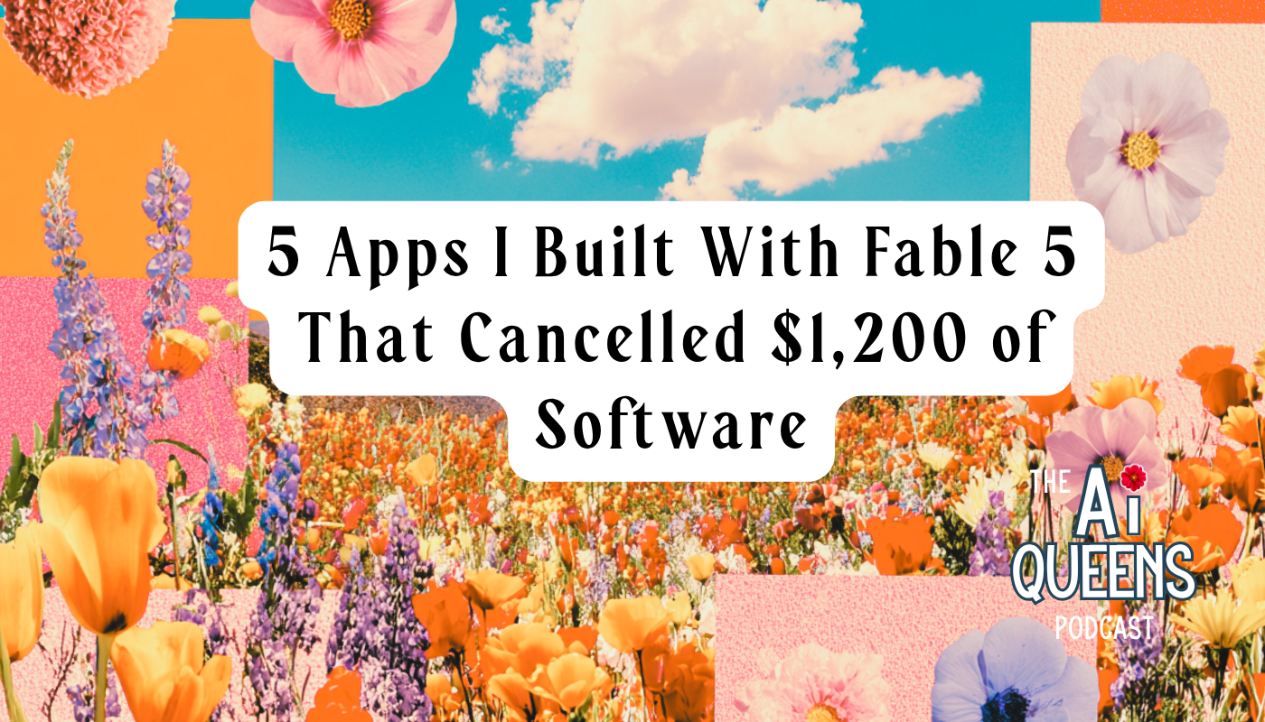 5 Apps I Built With Fable 5 That Cancelled $1,200 of Software