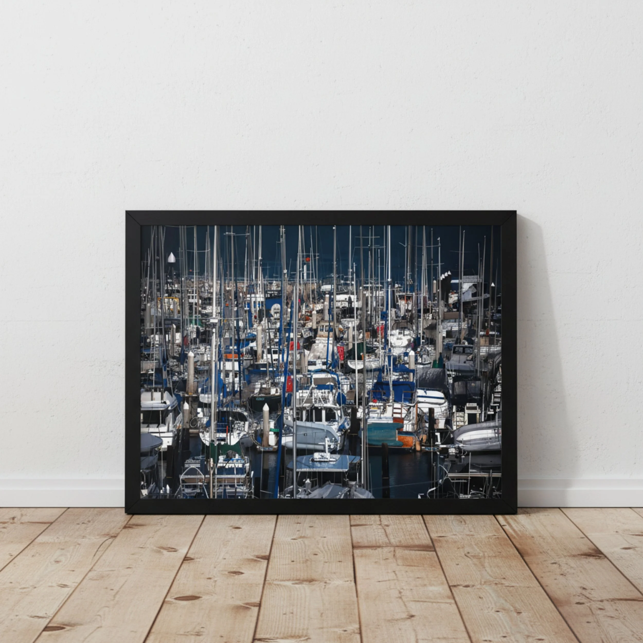 Santa Barbara Harbor - Framed - Hero.jpg