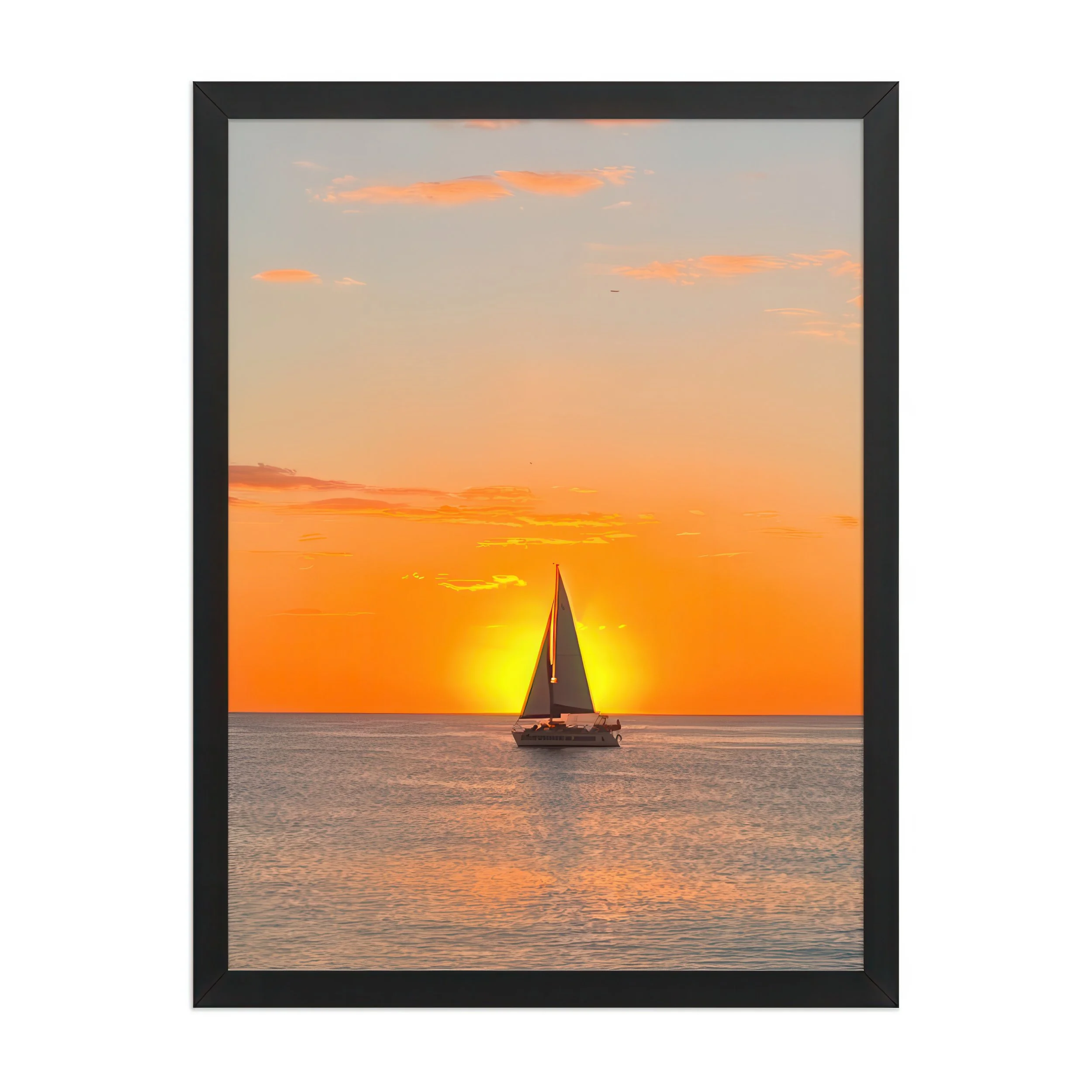 NOKOMIS SUNSET - Framed Print - Serenity at Sundown