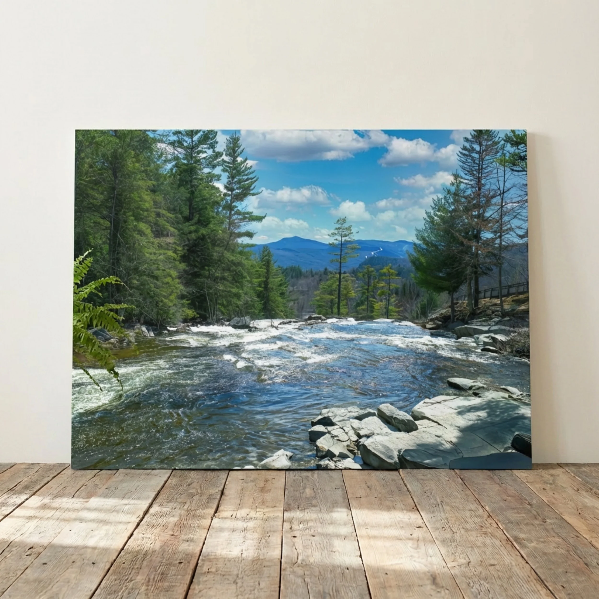 Jackson Falls - Metal Print - Mountain River Art
