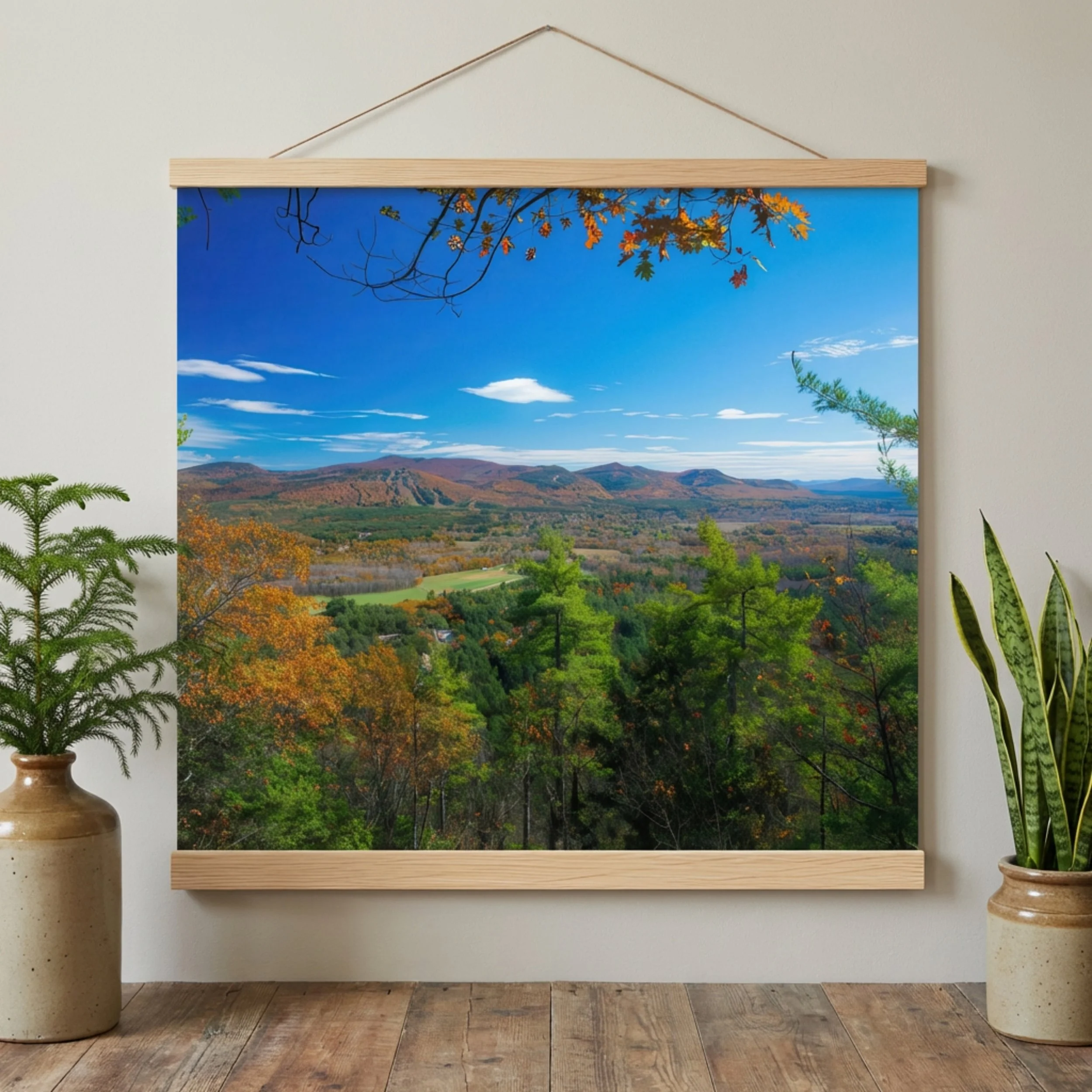 Peaked Mountain Lookout - Poster With Hanger 1.jpg