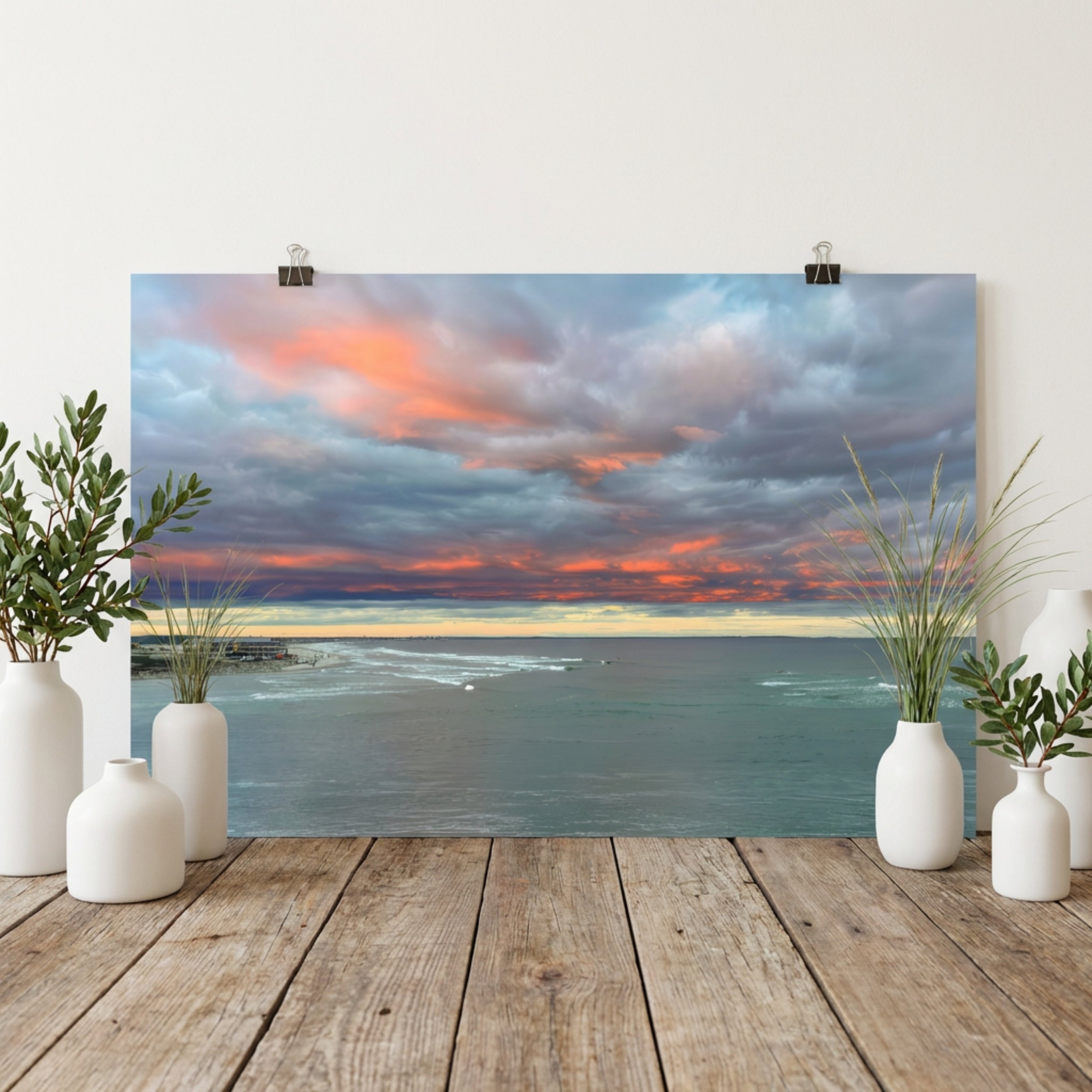 Ogunquit Beach - Poster Wall Art - Beach Sunset Decor