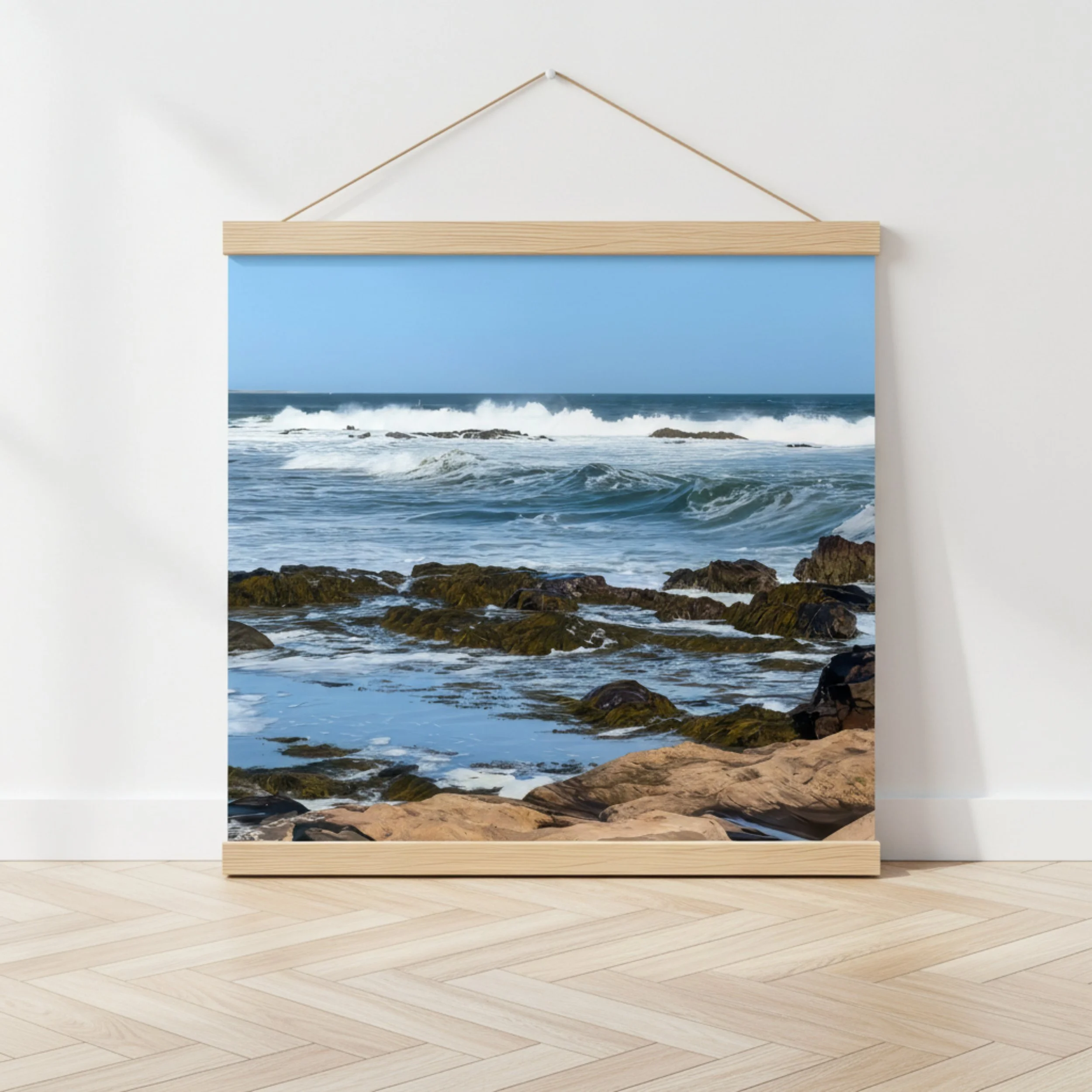 Bass Rocks Waves - Poster With Hanger - Hero.jpg