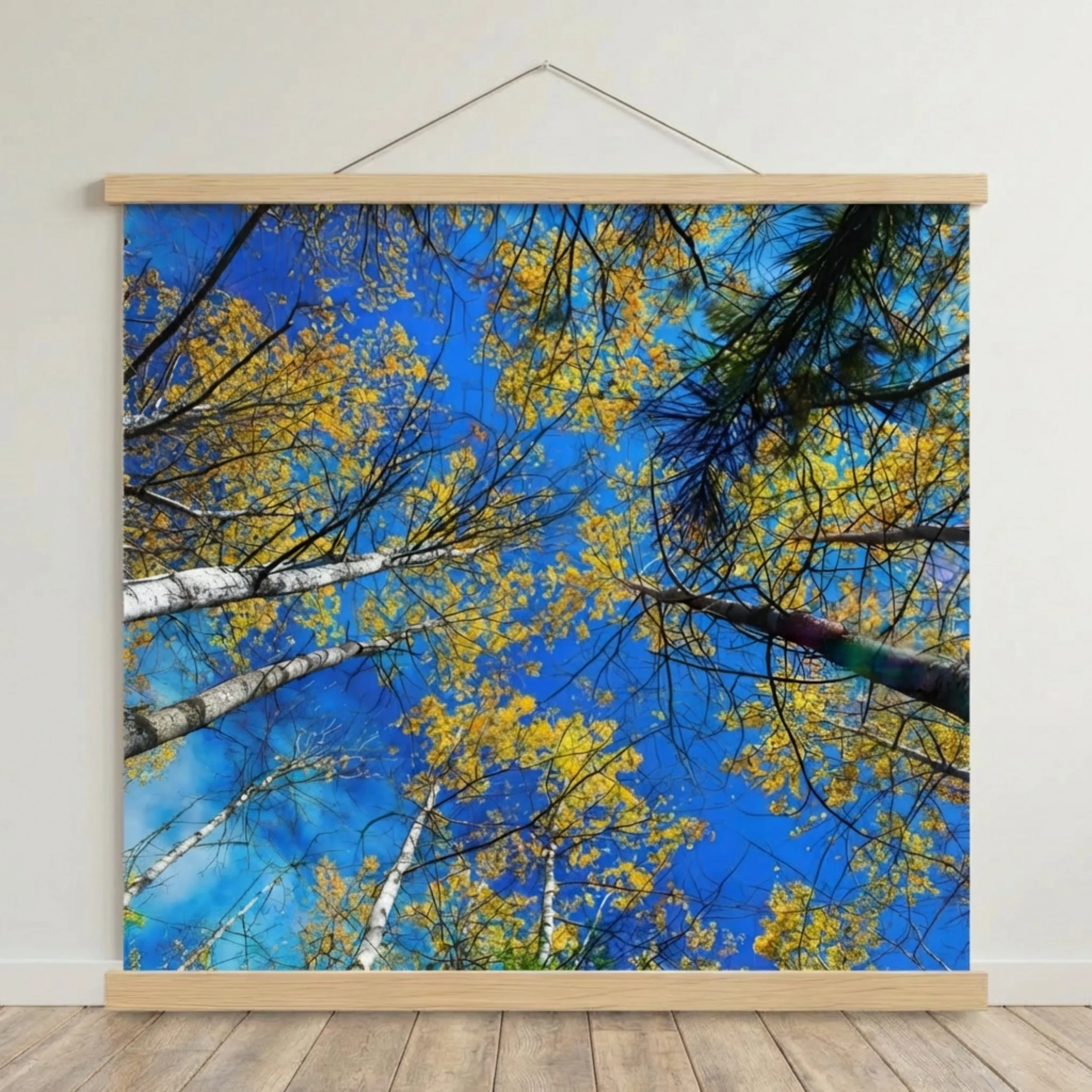 Birches in Autumn - Poster With Hanger 2.jpg