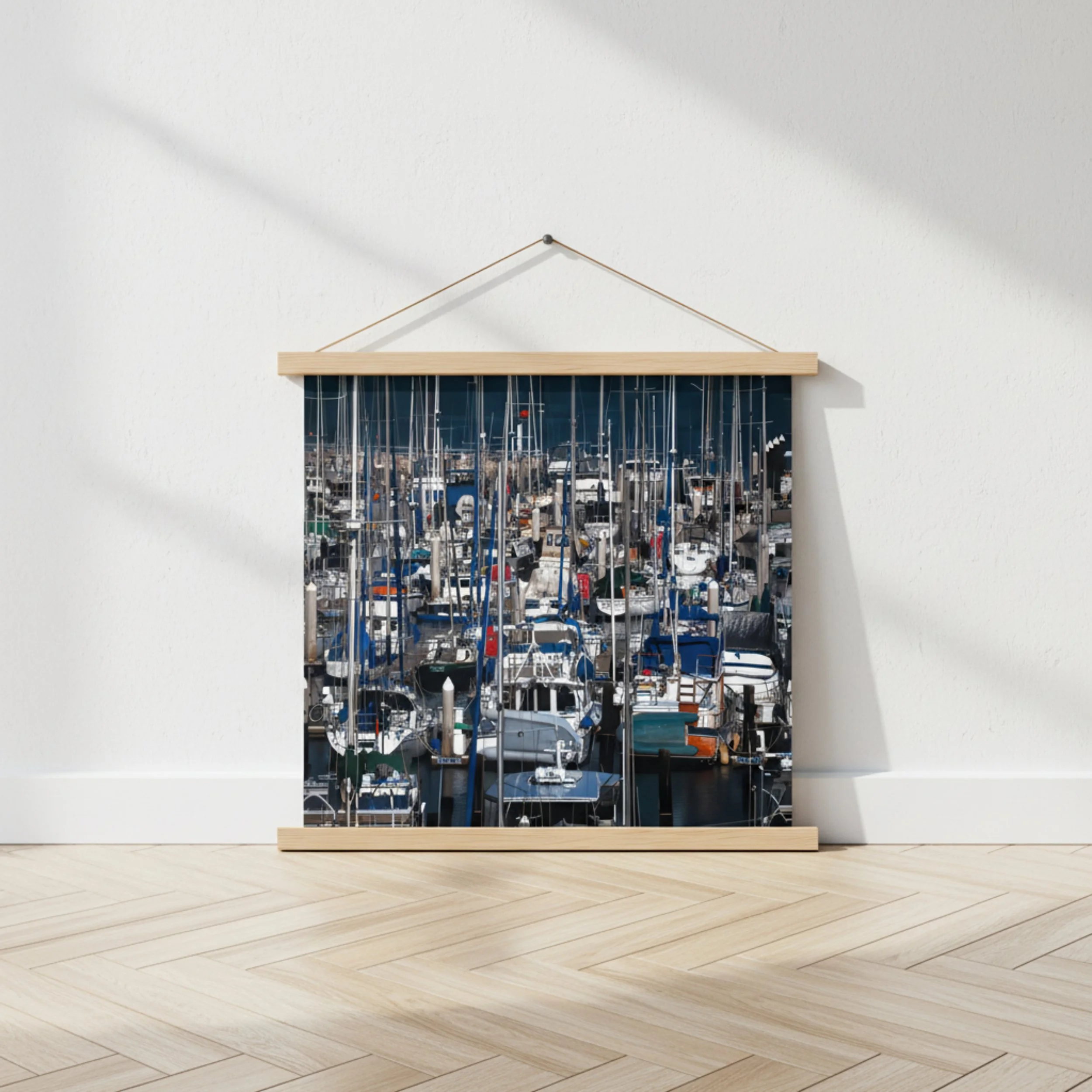 Santa Barbara Harbor - Poster With Hanger - Hero.jpg