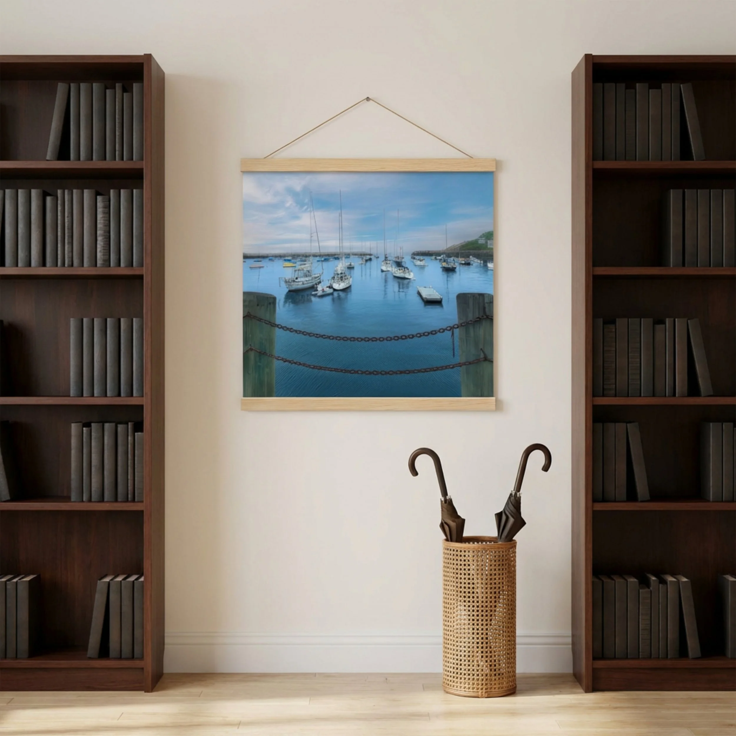 Rockport Harbor - Poster With Hanger 3.jpg