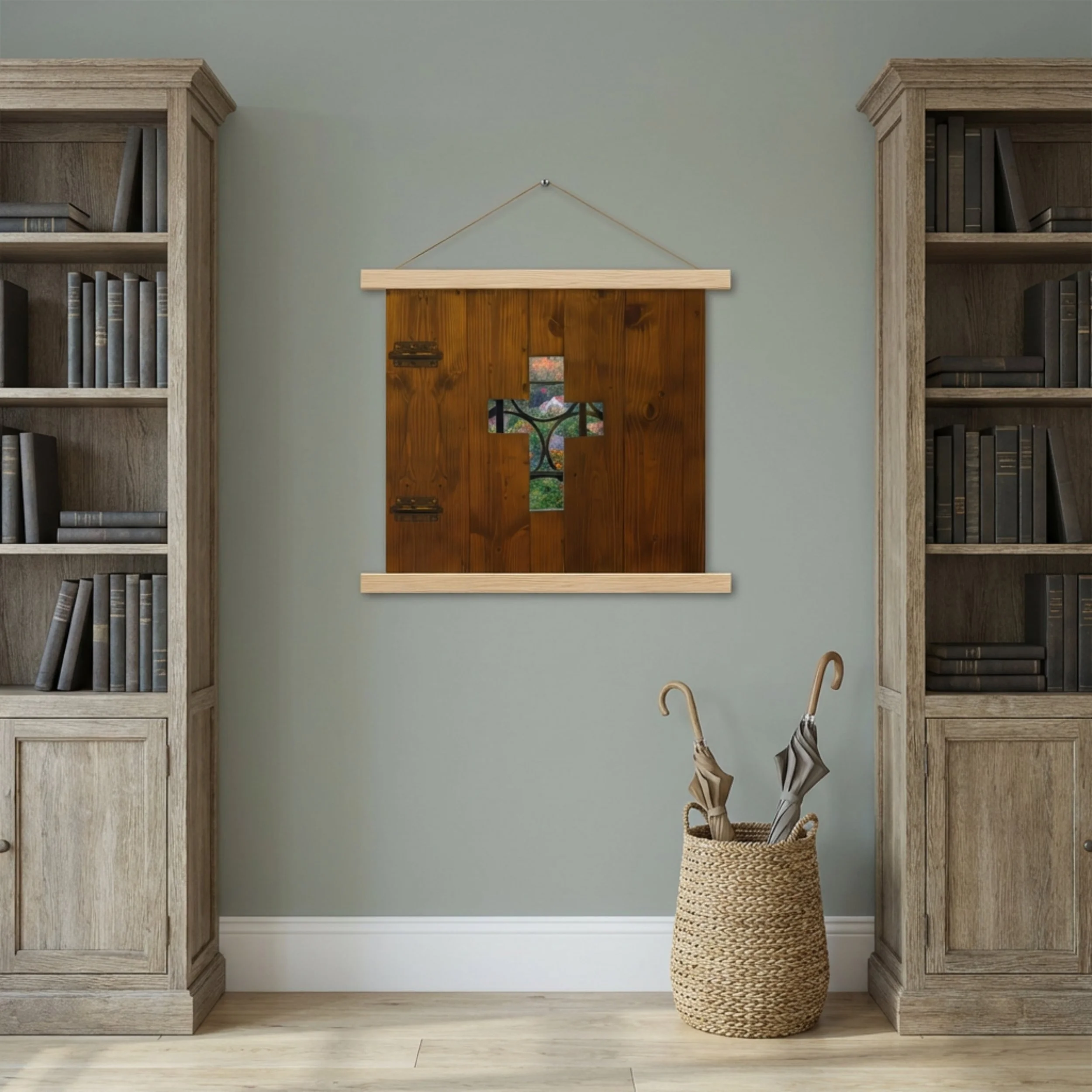 Christian Door Cross - Poster With Hanger 3.jpg