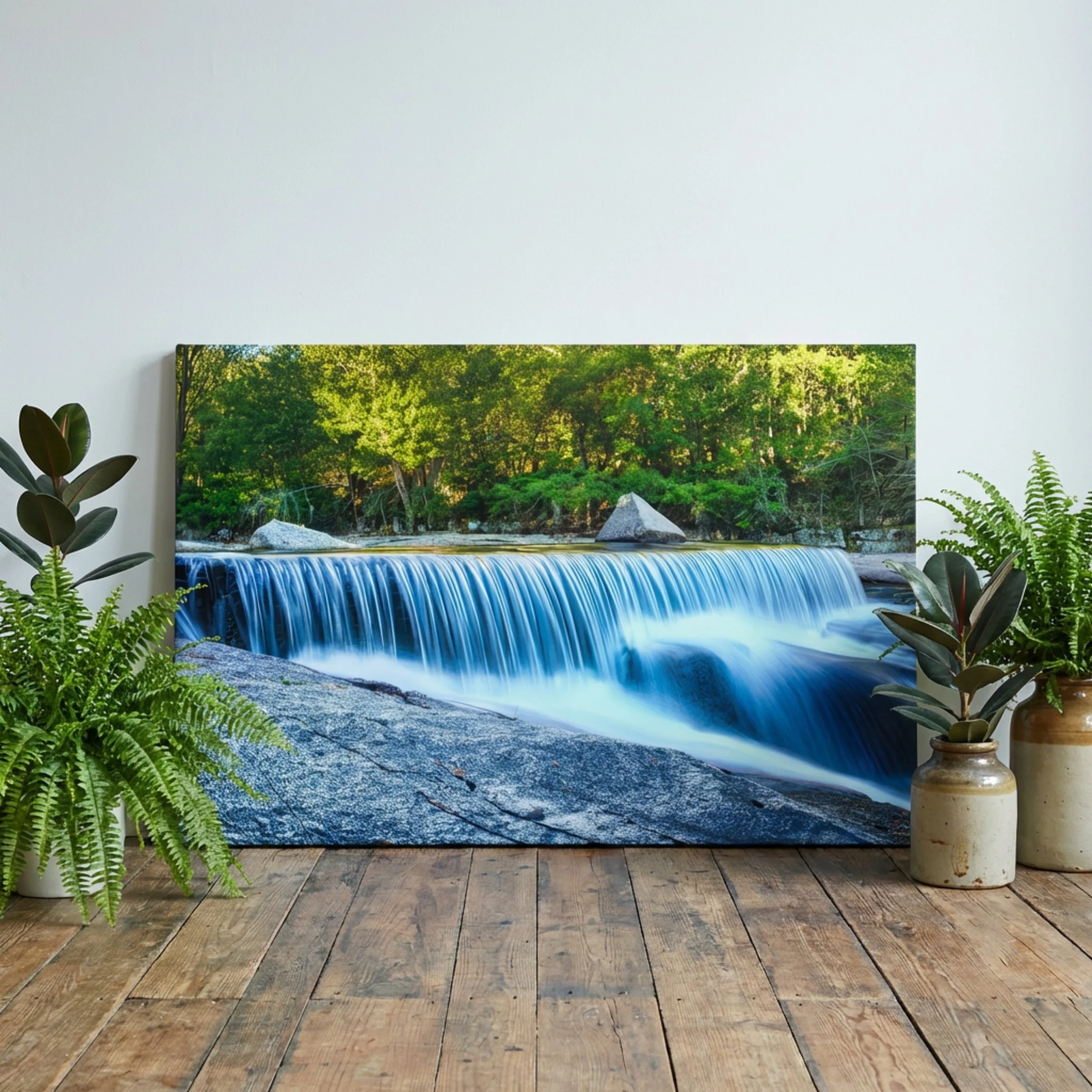 Jackson Waterfall - Canvas Print - Waterfall Wall Art