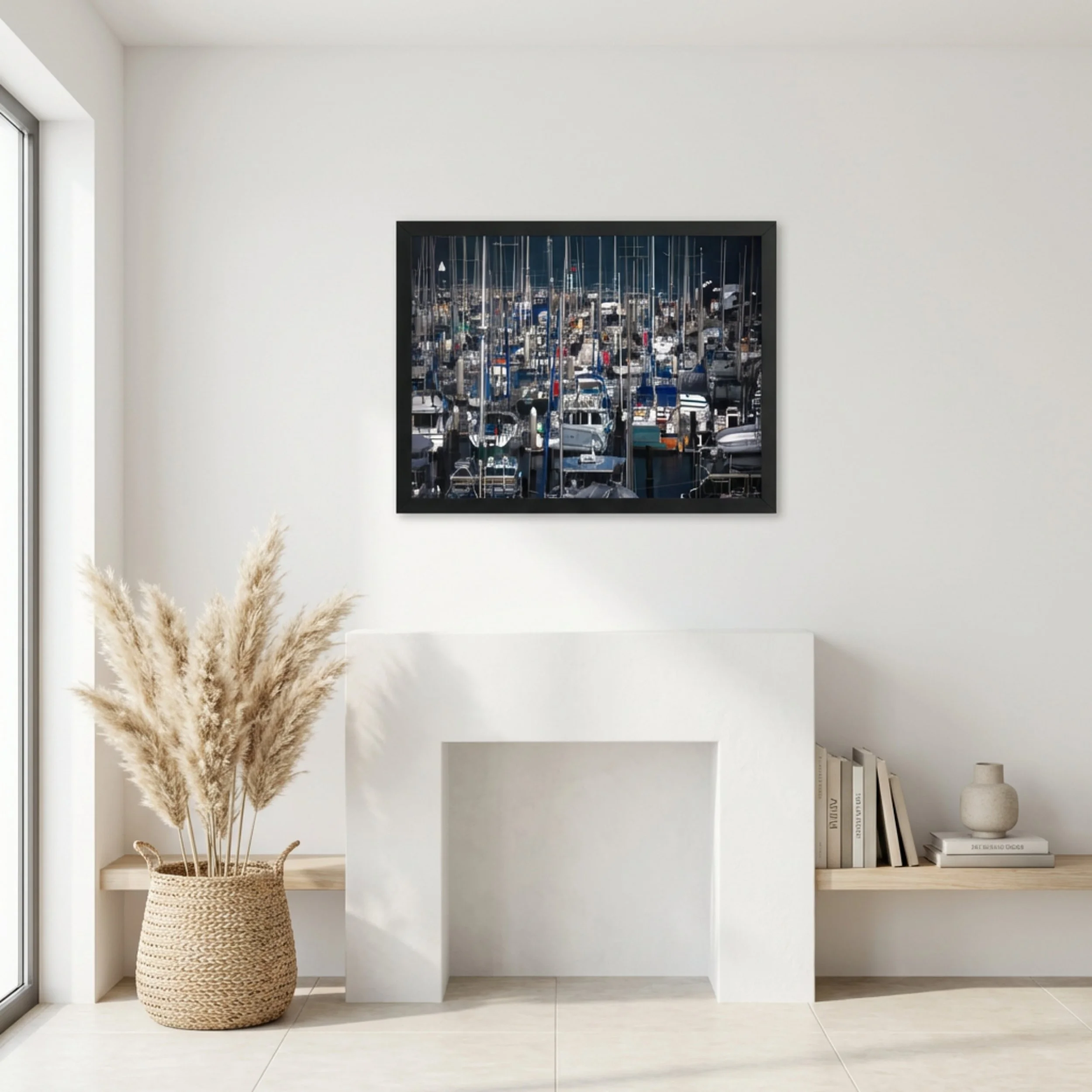 Santa Barbara Harbor - Framed - Set 2.jpg