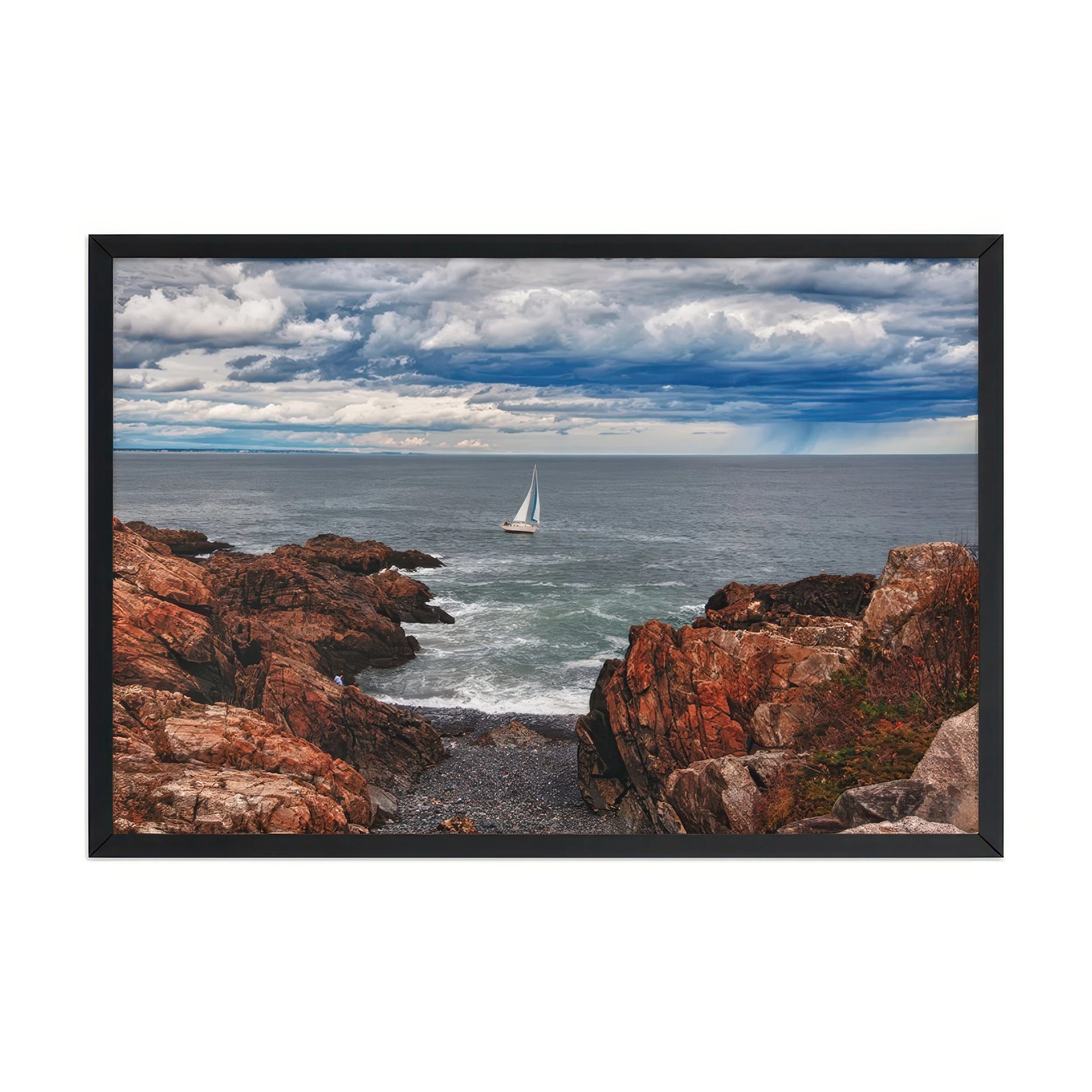 STORMY OCEAN FRAMED WALL ART - Tension on the Water